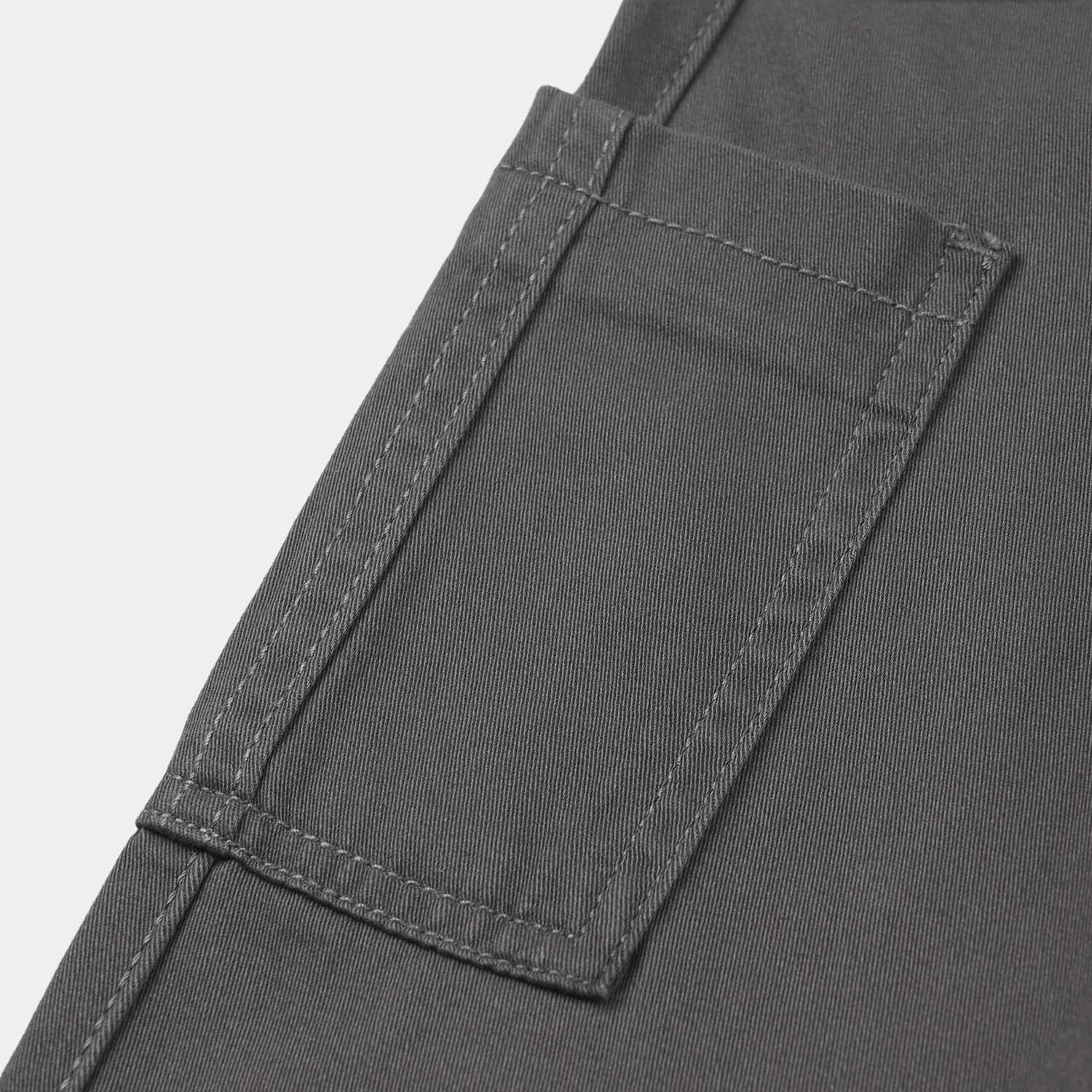 Boys Cotton Twill Pants - Dark Grey - Image 3