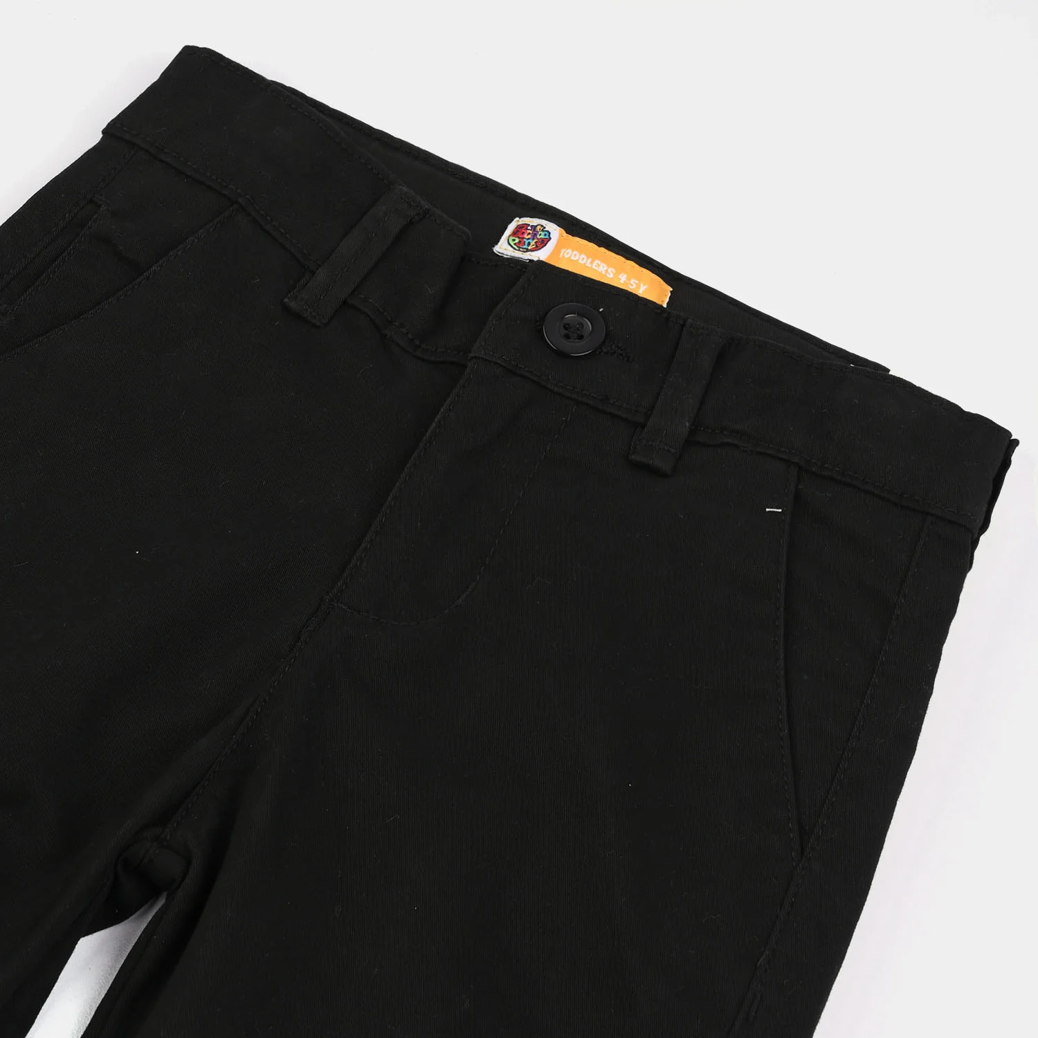 Boys Twill Pants Basic - Black - Image 3