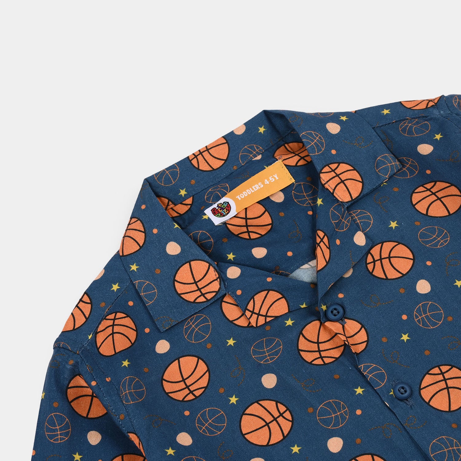 Boys Viscose Nightwear  Basketball -Teal Blue - Image 7