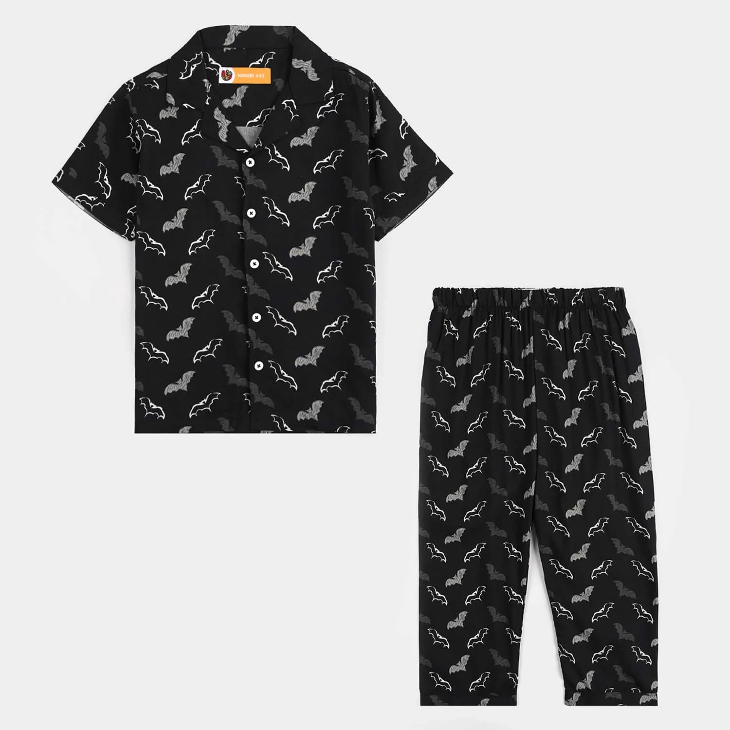 Boys Viscose Nightwear Character - BLACK - Image 3