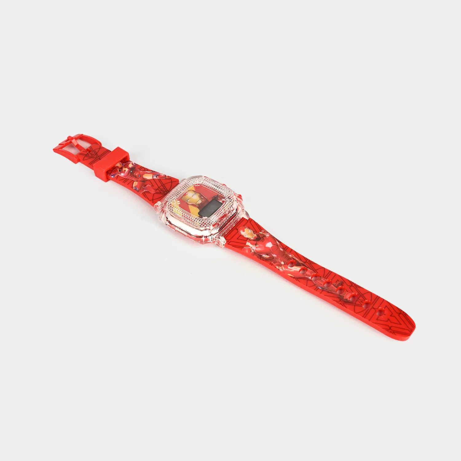 Boys Character Wristwatch Square Dial With Light & Sound