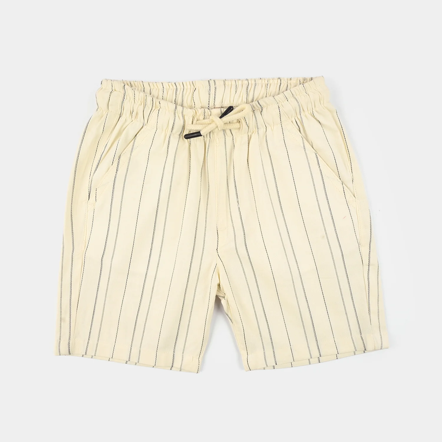 Boys Yarn Dyed Woven Suit 2 Piece (Cuban Stripe) - Off White - Image 9