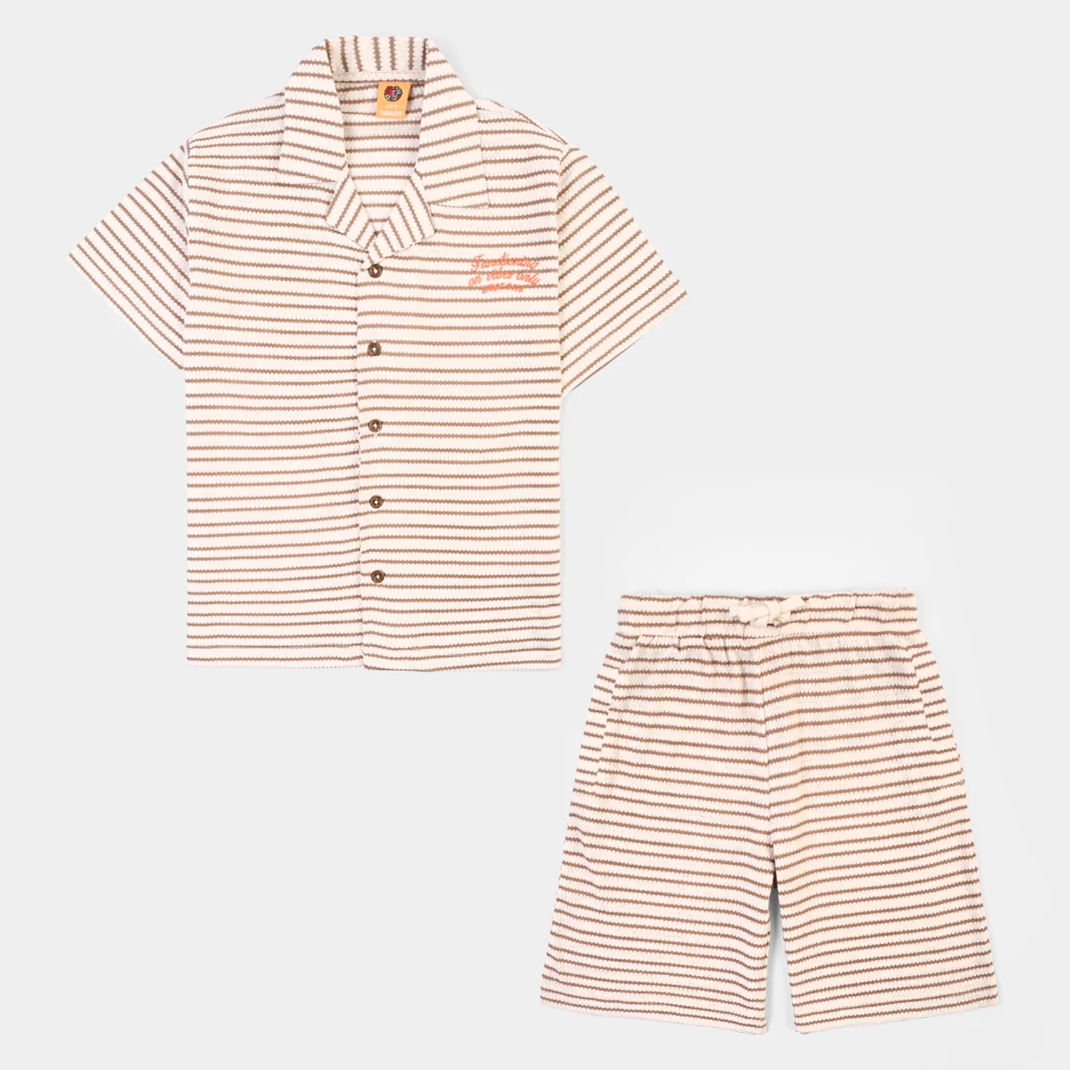 Boys Yarn Dyed 2Piece Suit FUNCTIONING - Stripes - Image 6