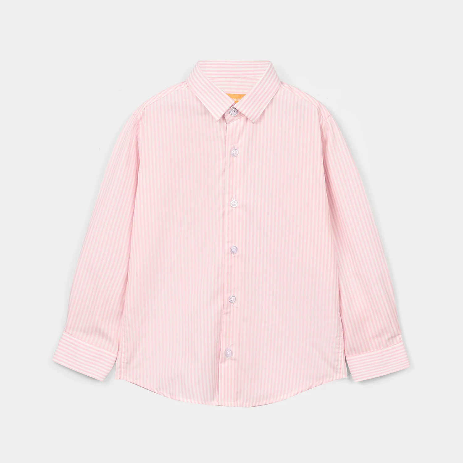 Boys Yarn Dyed Formal Shirt (Pink Stripe)