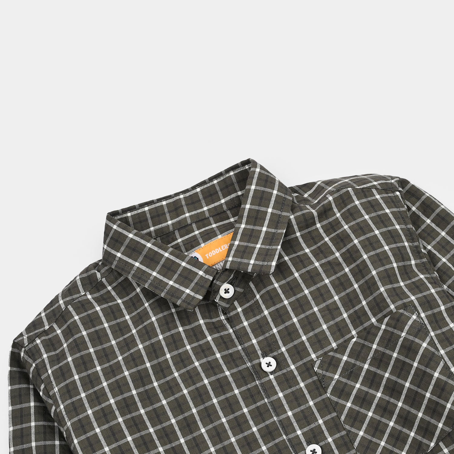 Boys Yarn Dyed Shirt (Broad Check) - Image 2