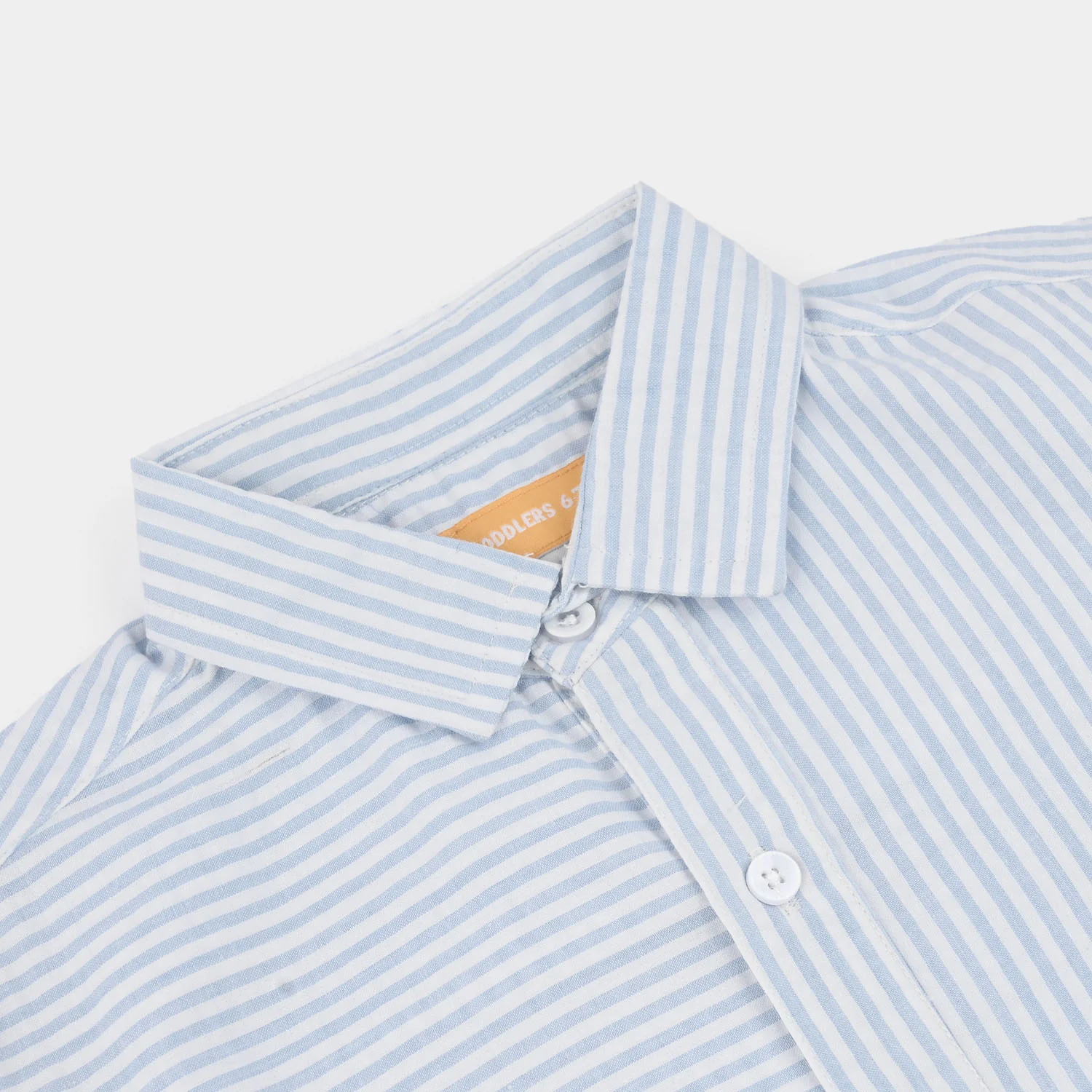Boys Yarn Dyed Shirt (Life is Good) - Blue Stripe - Image 2