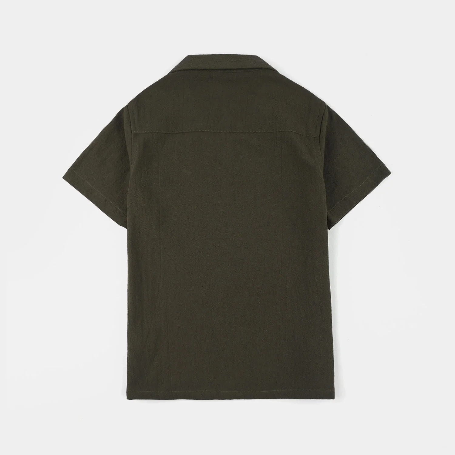 Boys Yarn Dyed Shirt (Skate Time) - Green - Image 5
