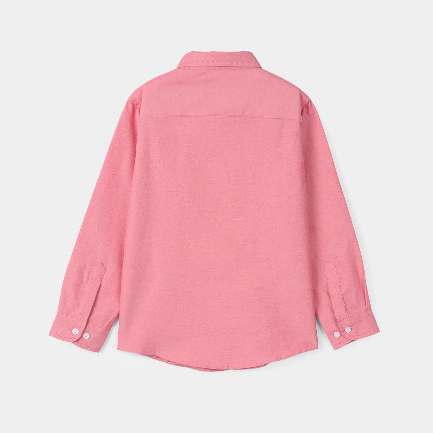 Boys Yarn Dyed Shirt (Tennis Club) - Pink - Image 3