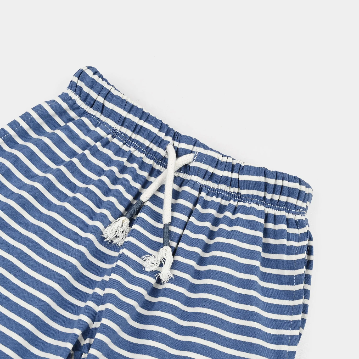 Boys Yarn Dyed Short Stripes-BLUE - Image 2