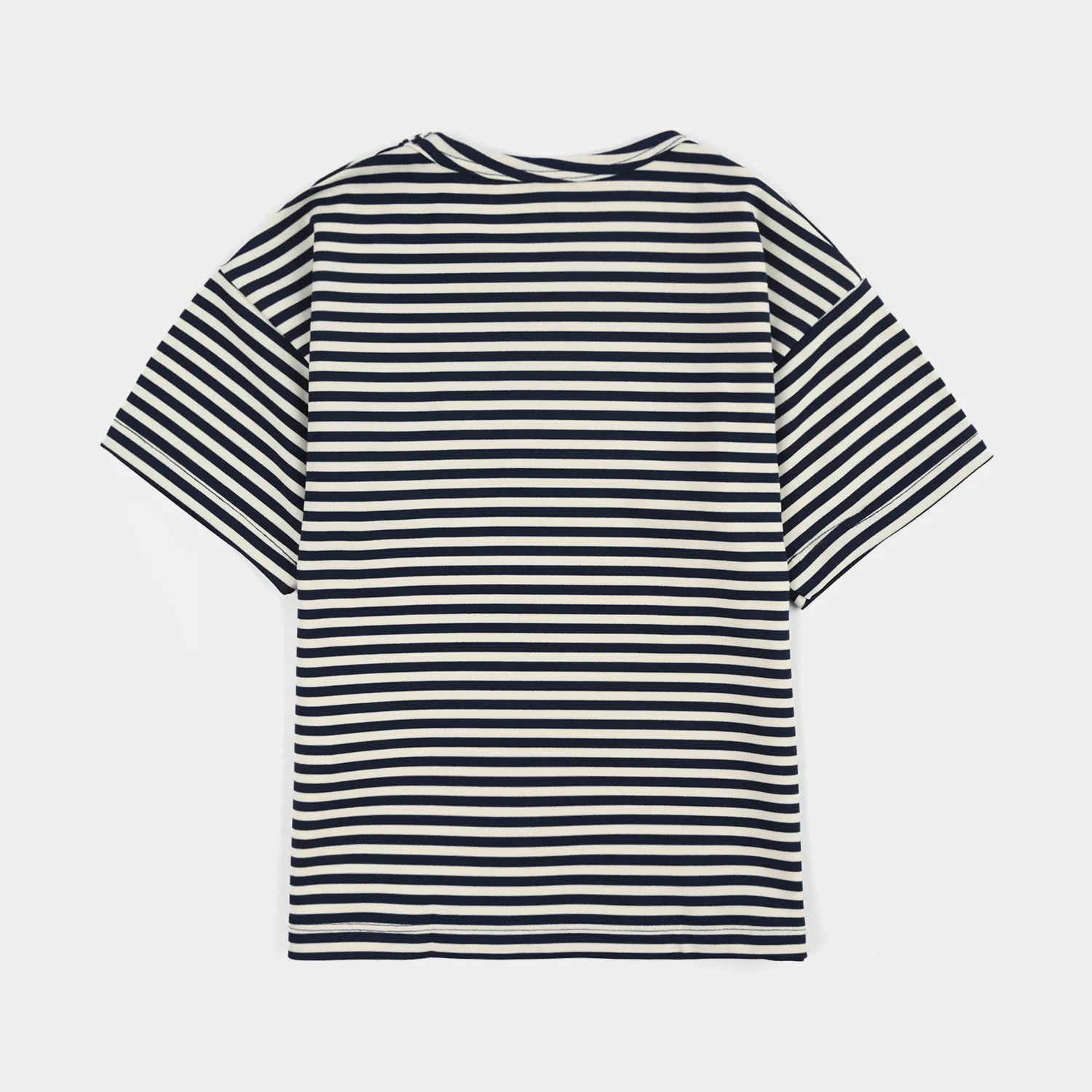 Boys Yarn Dyed T-Shirt Very Cool-Blue - Image 4