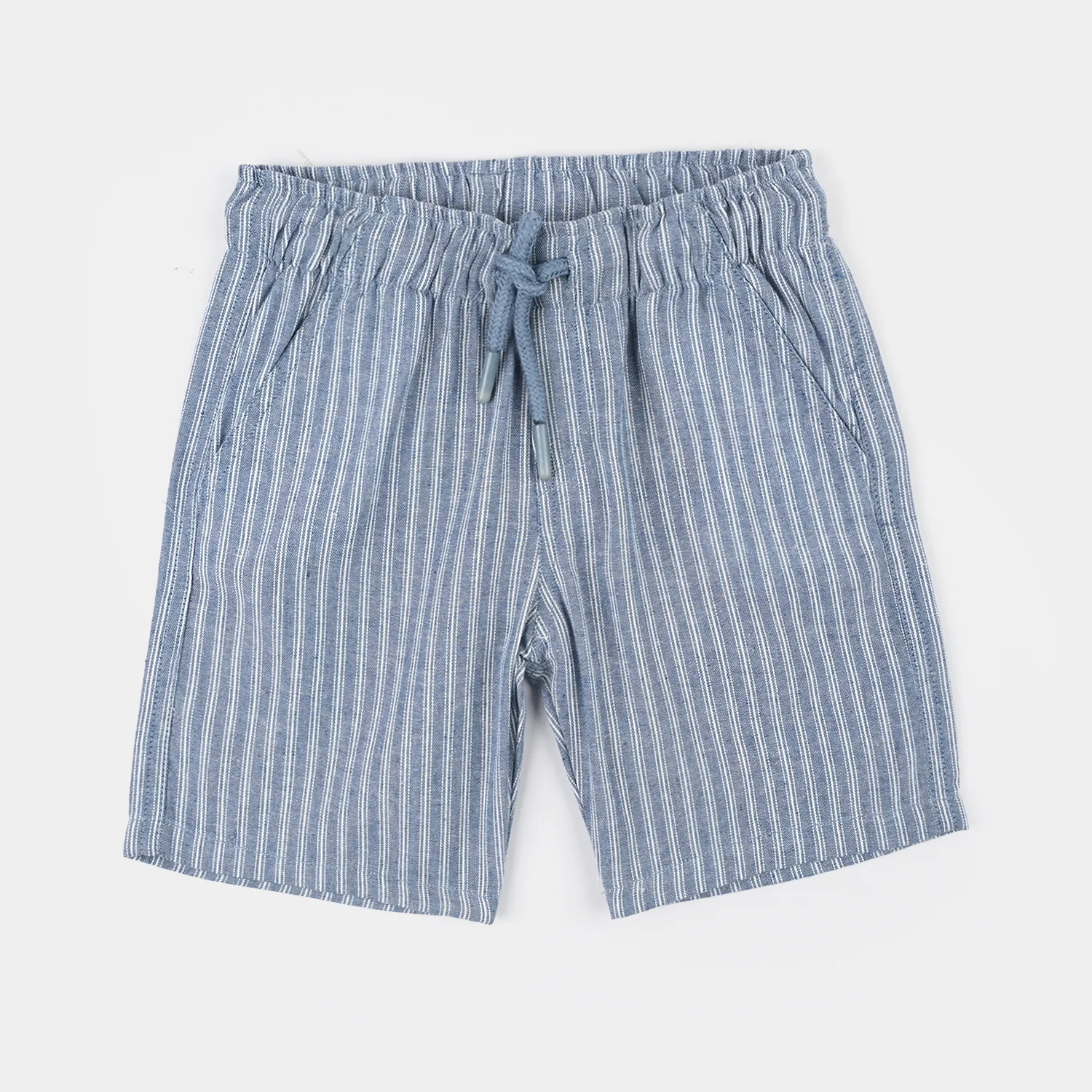 Boys Yarn Dyed Woven Suit-Deep In Thought-Blue - Image 6