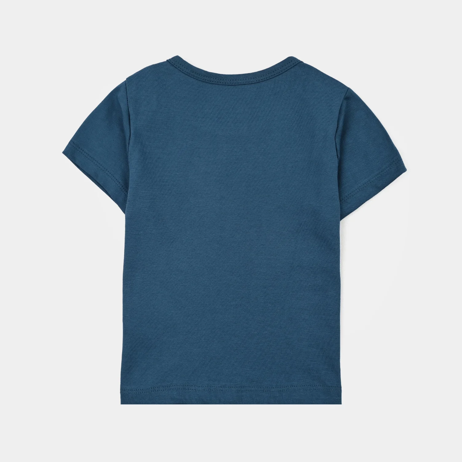 2-Piece Cotton Jersey Set Bright Summer-Blue.Off-white - Image 4