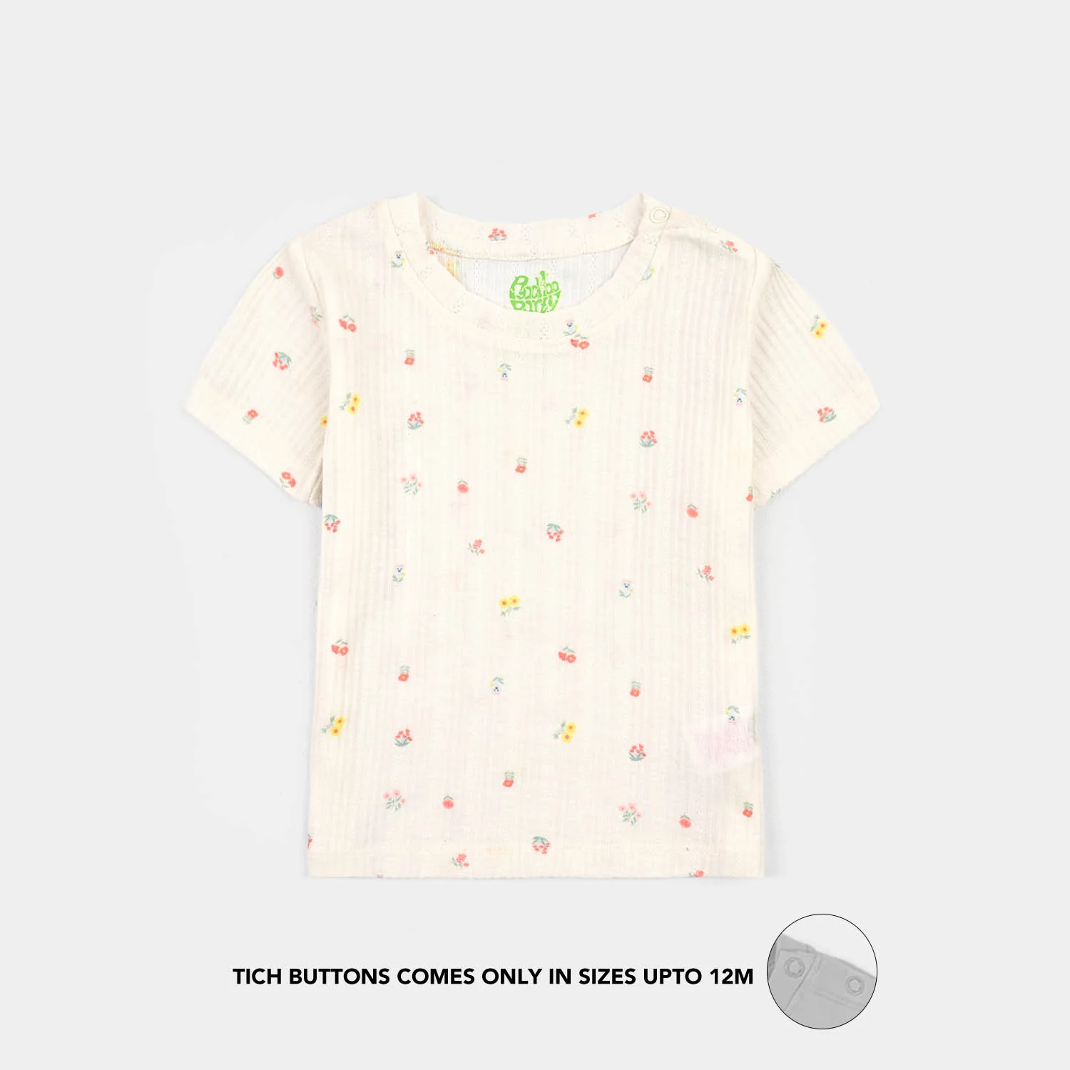 2-Piece Cotton Jersey Set Orchid Bouquet-Yellow.White - Image 3