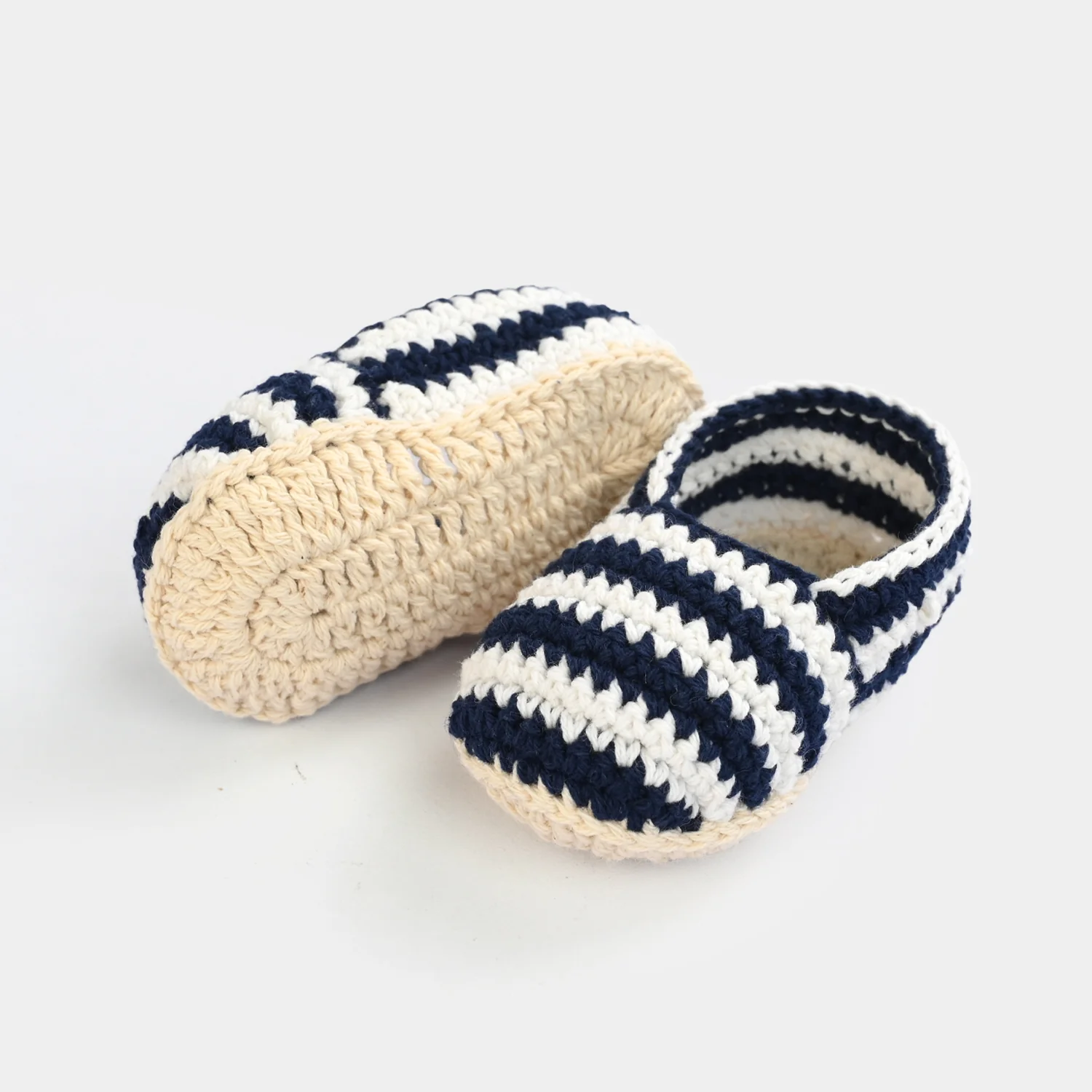 Hand-Made Crochet Baby Booties - Image 2
