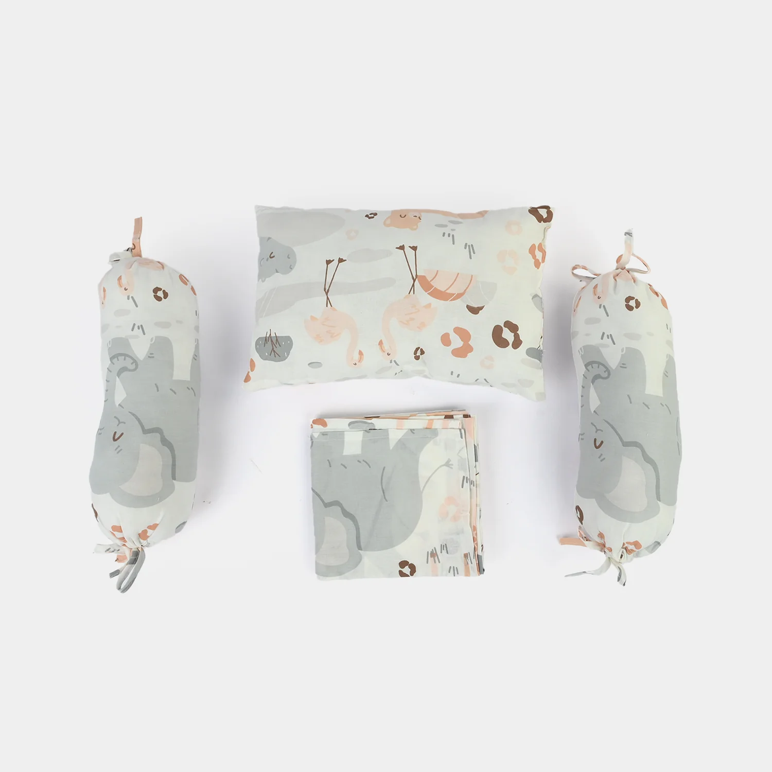 Baby Crib Set Cotton 7PCs - Image 2