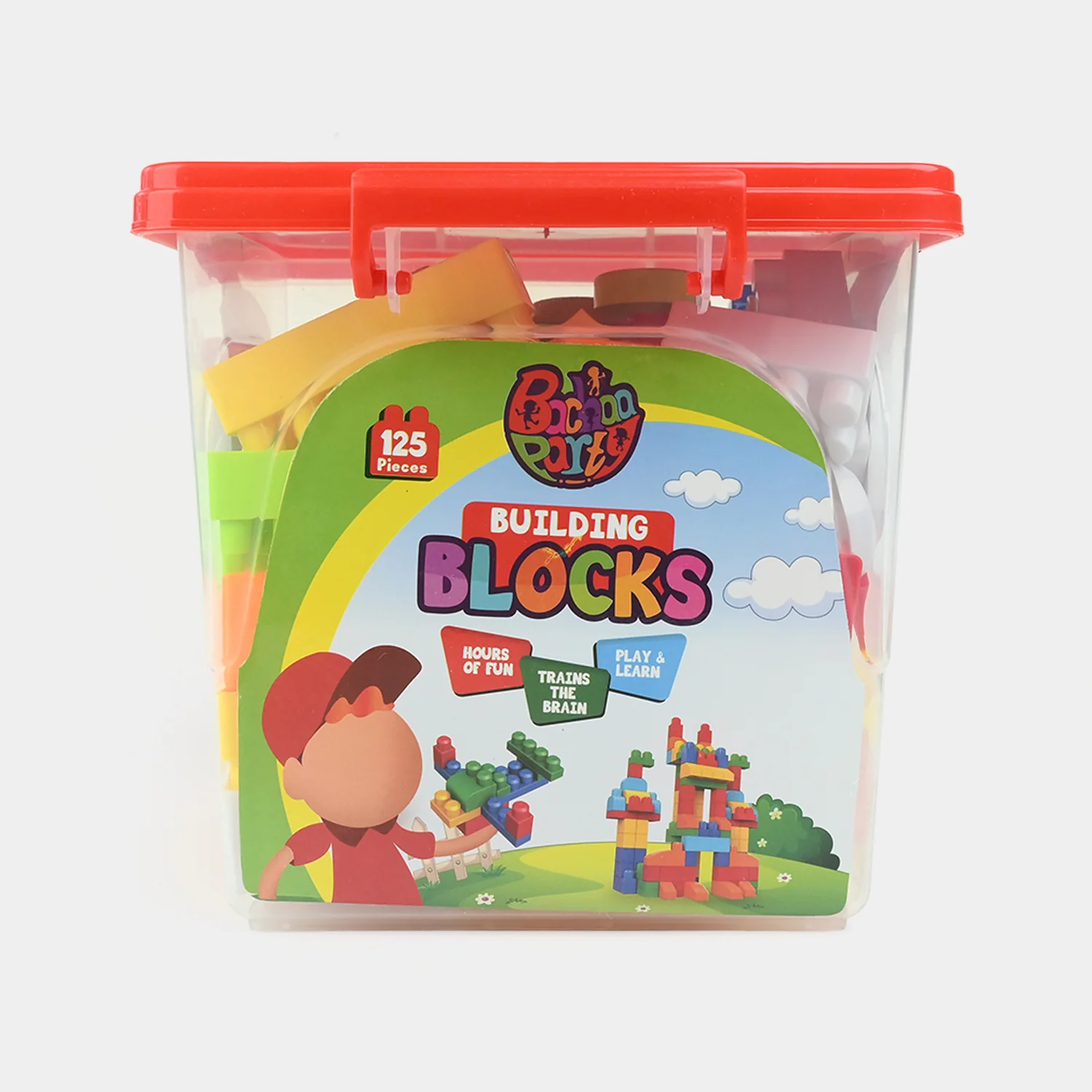Building Blocks Storage Bin Set – 125 Pieces - Image 2
