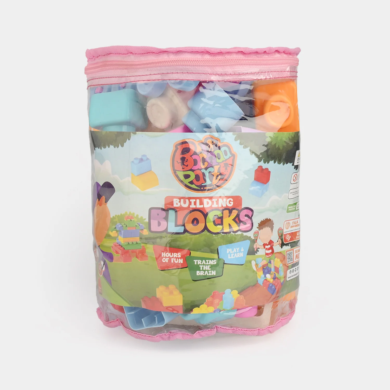 Colorful Building Blocks Play Set | 62PCs