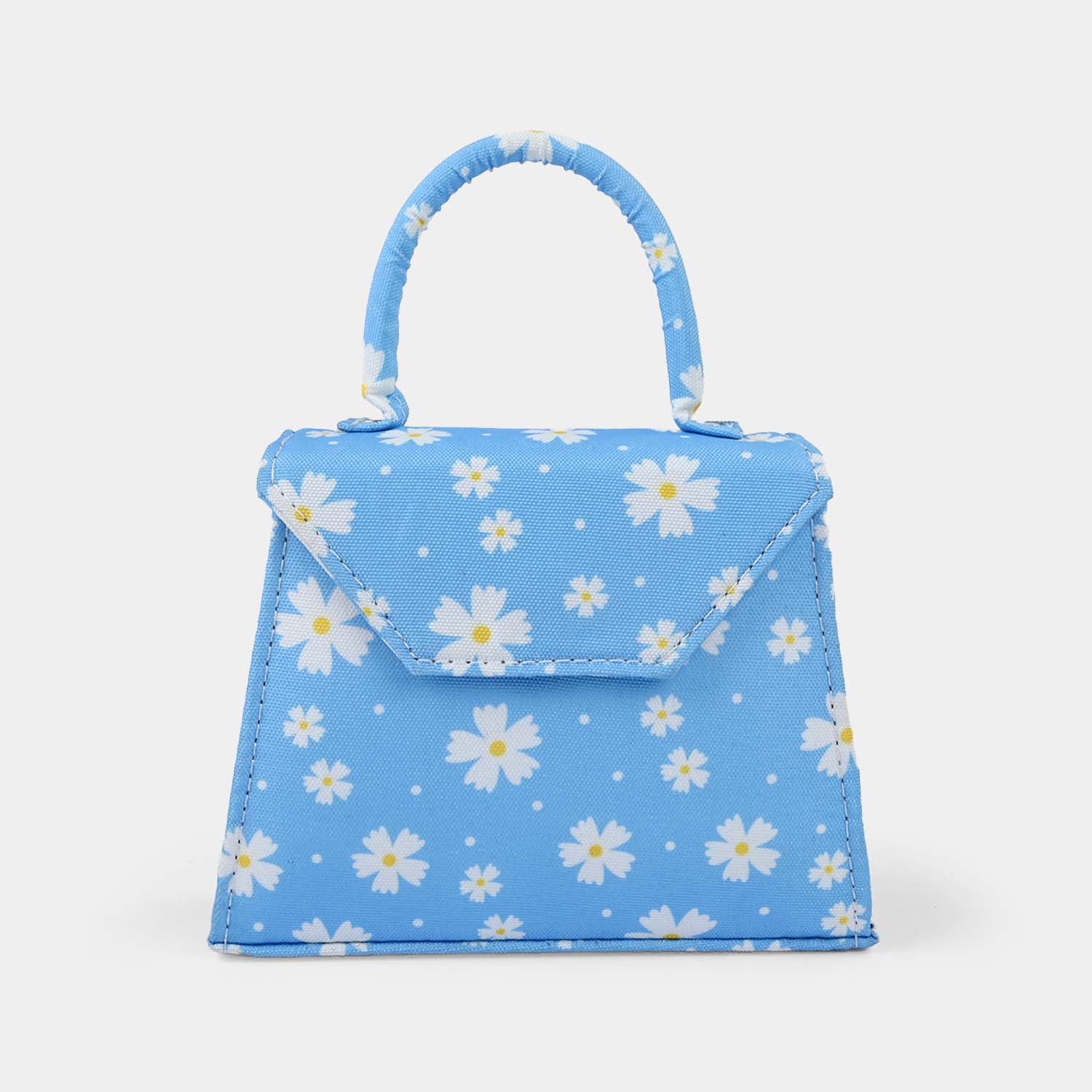 Kid's Fashion Hand Bag | Blue Daisy Floral - Image 2