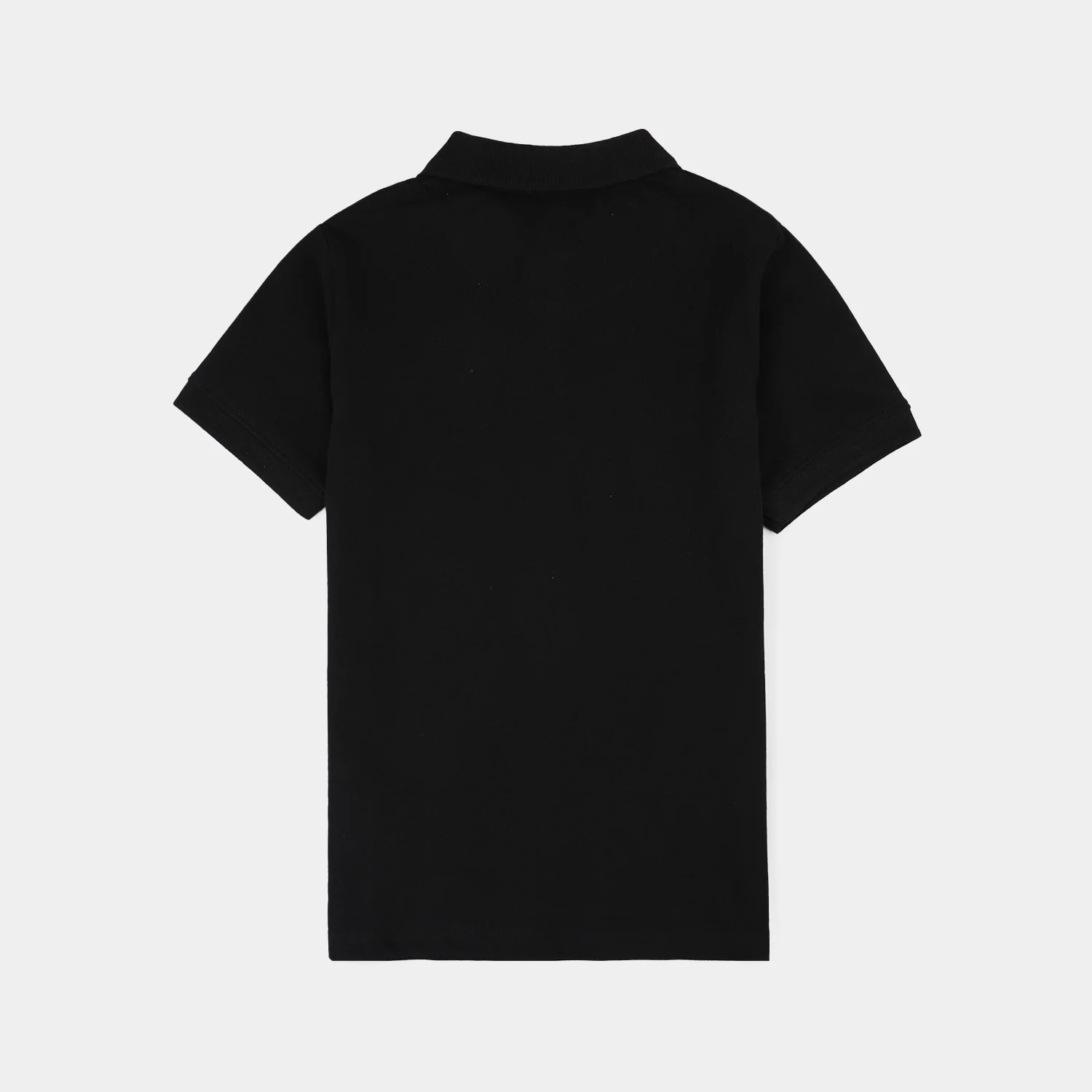 Boys Cotton PK Polo Basic -BLACK - Image 3