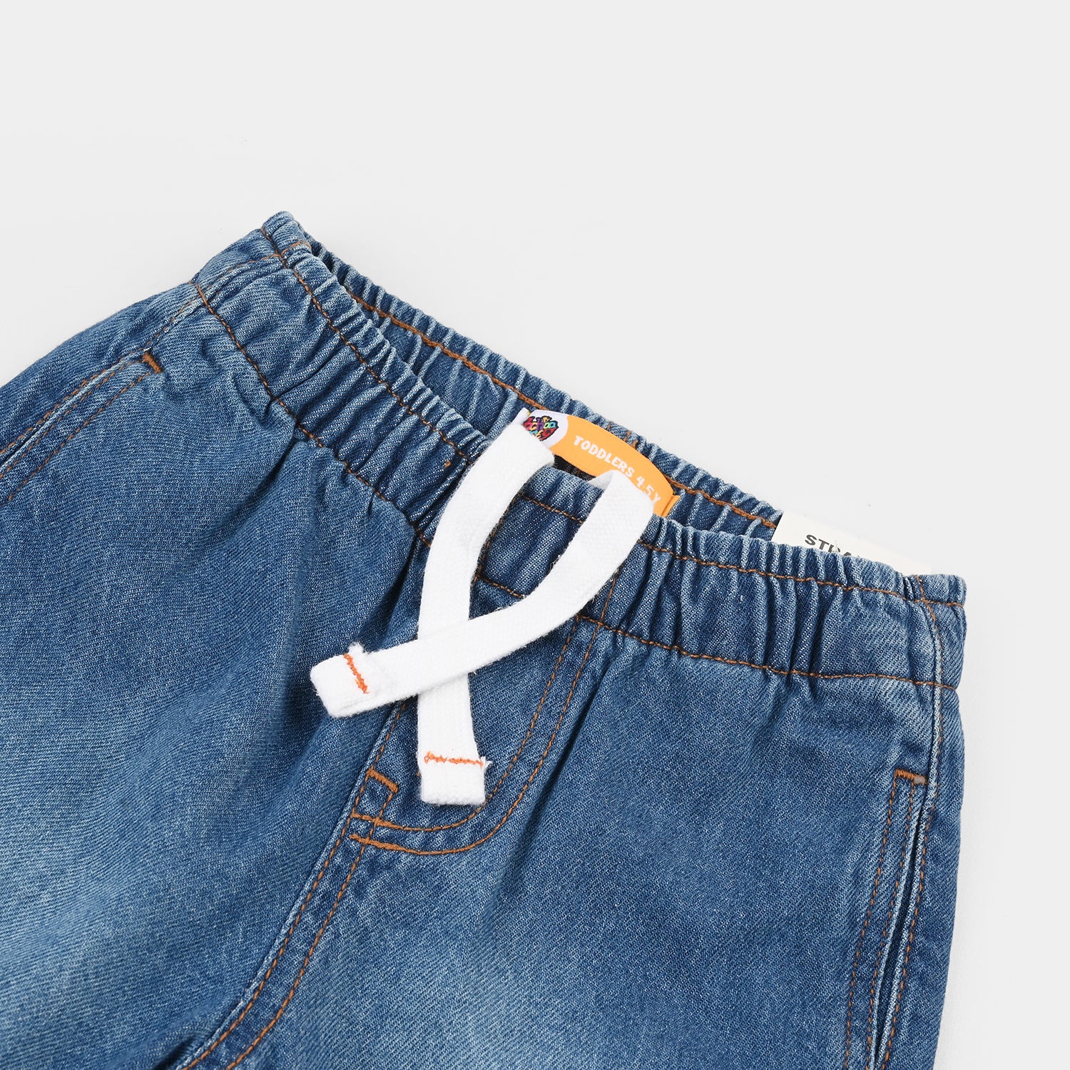 Boys Denim rigid Shorts Chicago-Ice Blue - Image 2