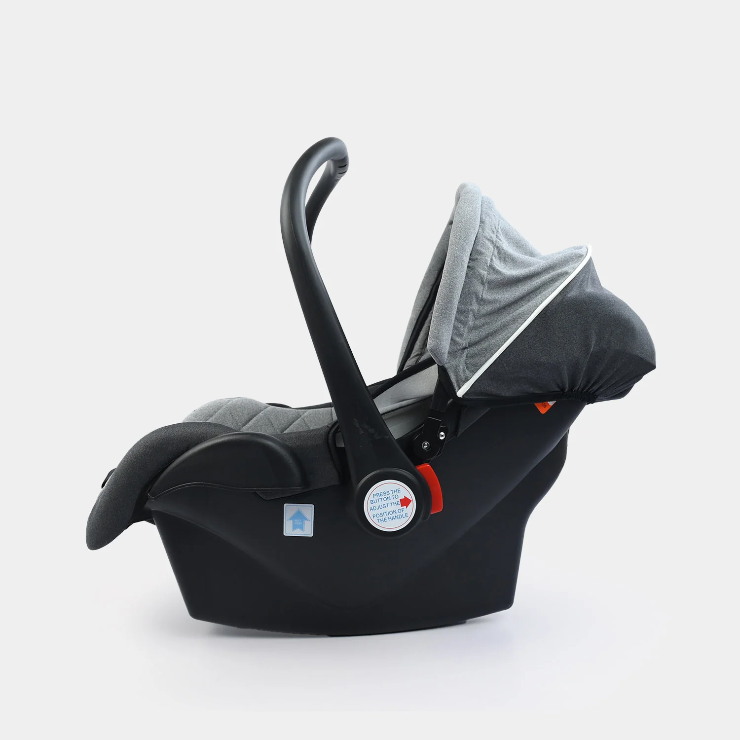 Baby Carry Cot Grey - Image 3