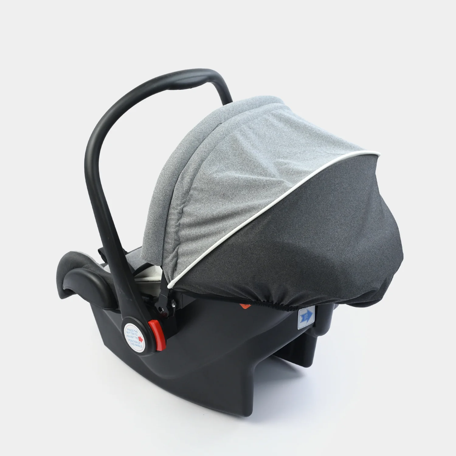 Baby Carry Cot Grey - Image 7