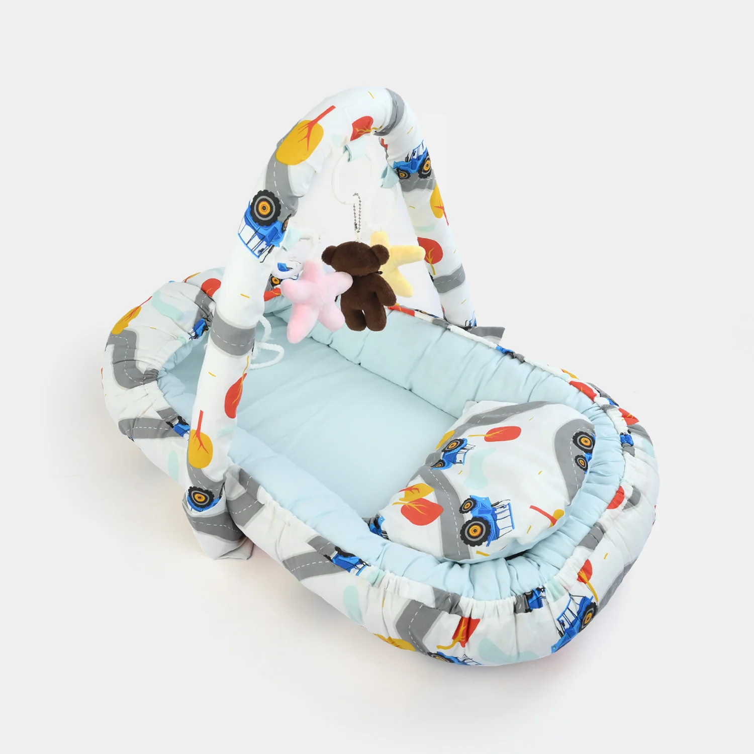 Portable Baby Crib / Cuddly With Pillow - Image 2