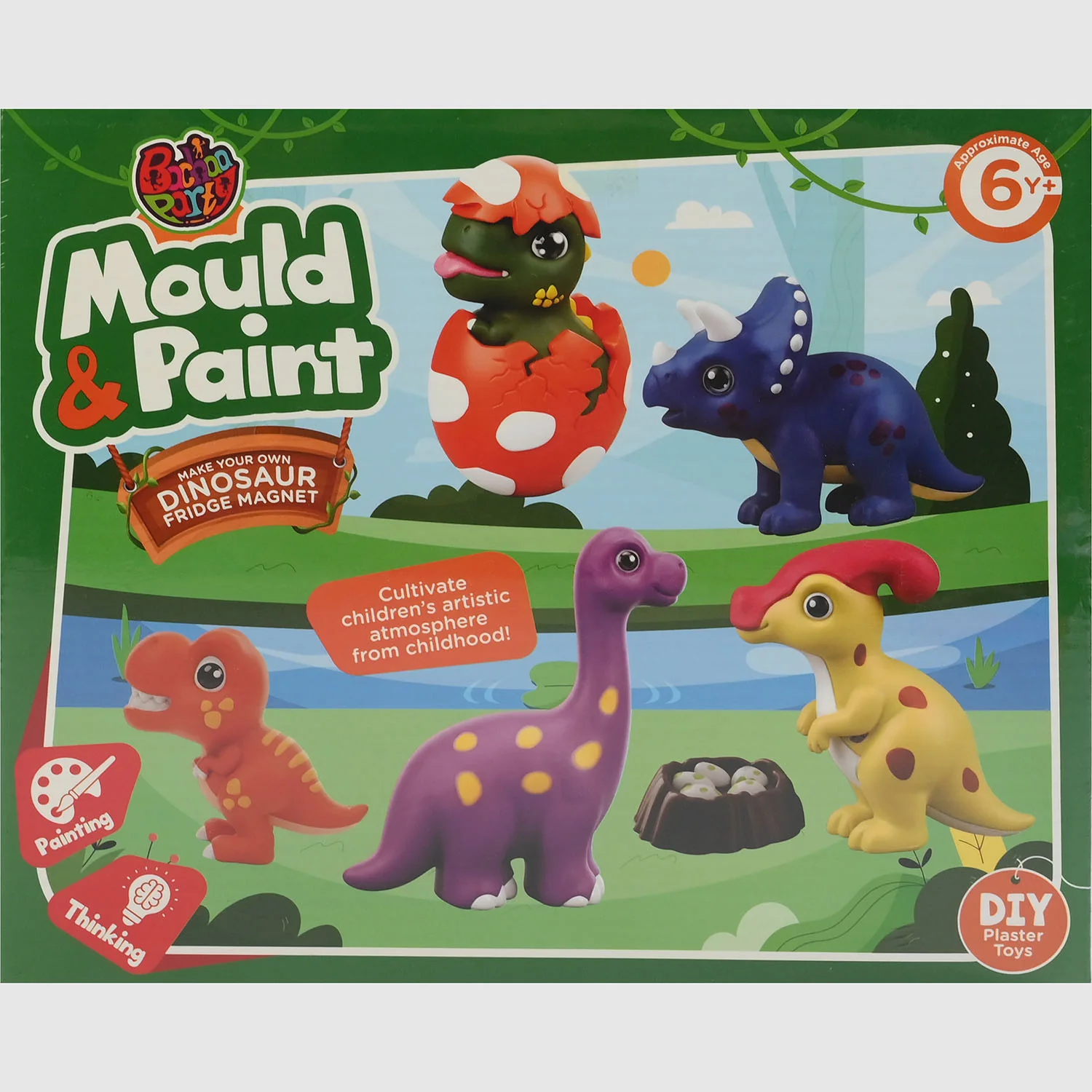 DIY Mould & Paint Set Dinosaur - Image 8
