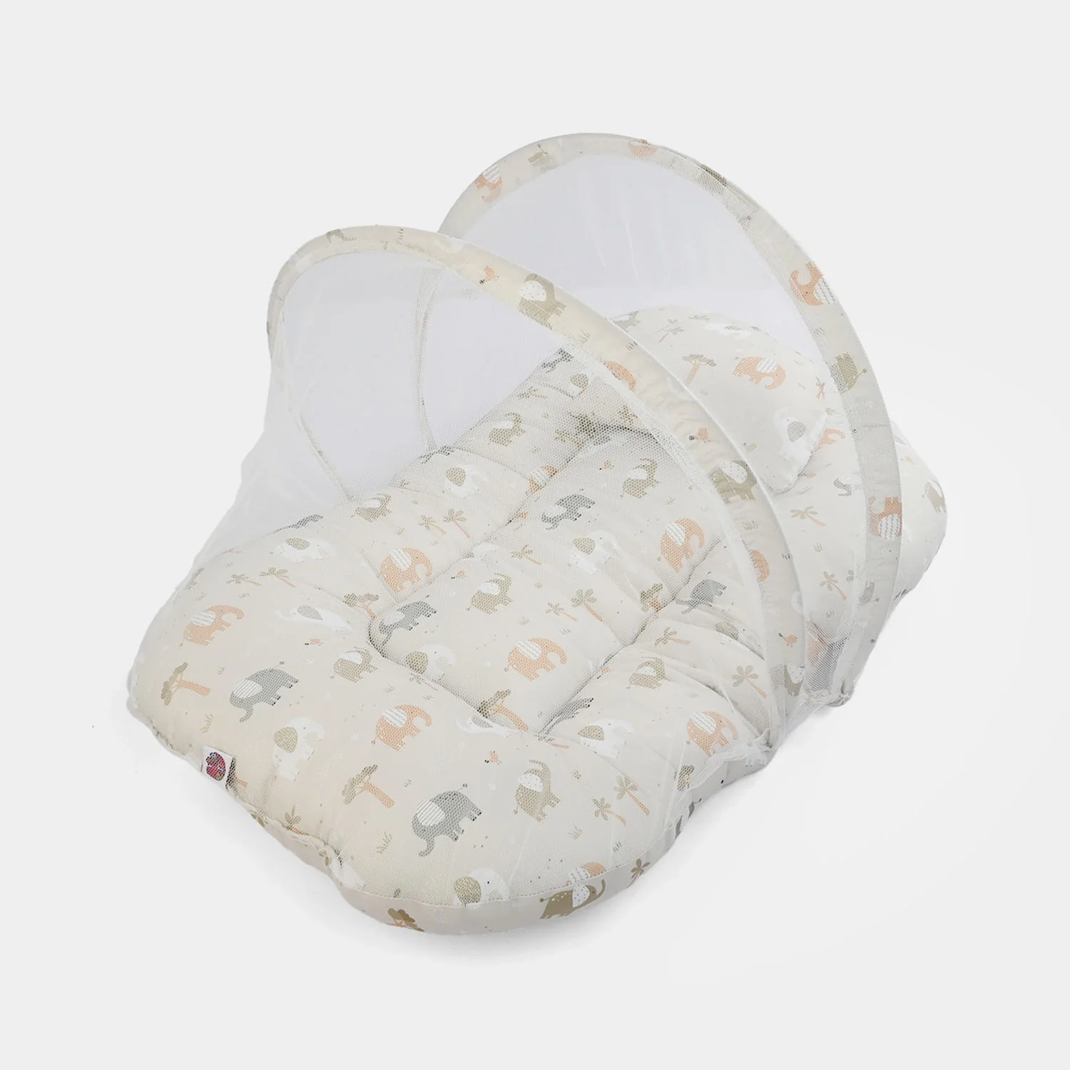 Infant Umbrella Bed (With Mosquito Net) - White - Image 2