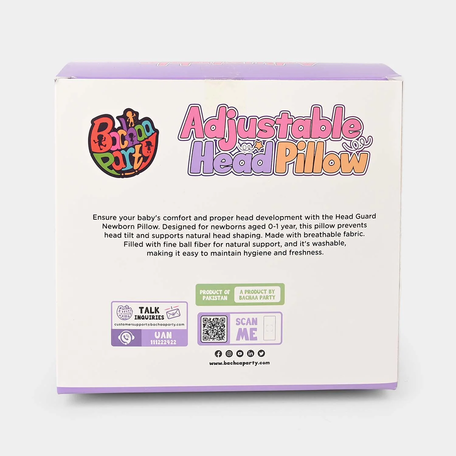 Adjustable Baby Head Support Pillow - Image 5