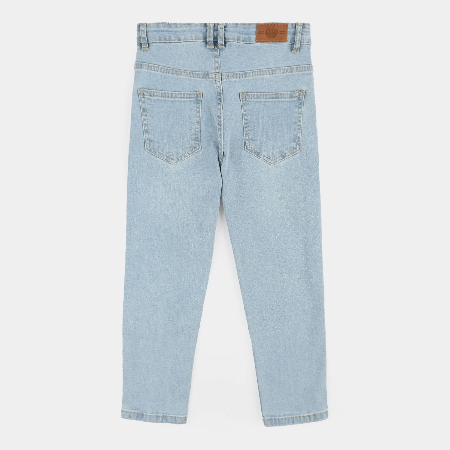 Girls Denim Stretch Pant Basic -Blue - Image 3