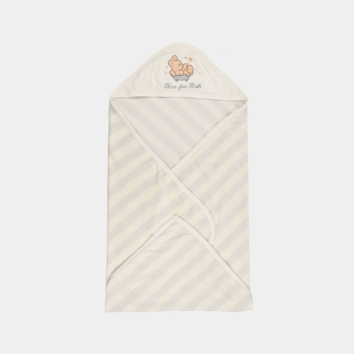 BP Hooded Bath Towel - Light Grey