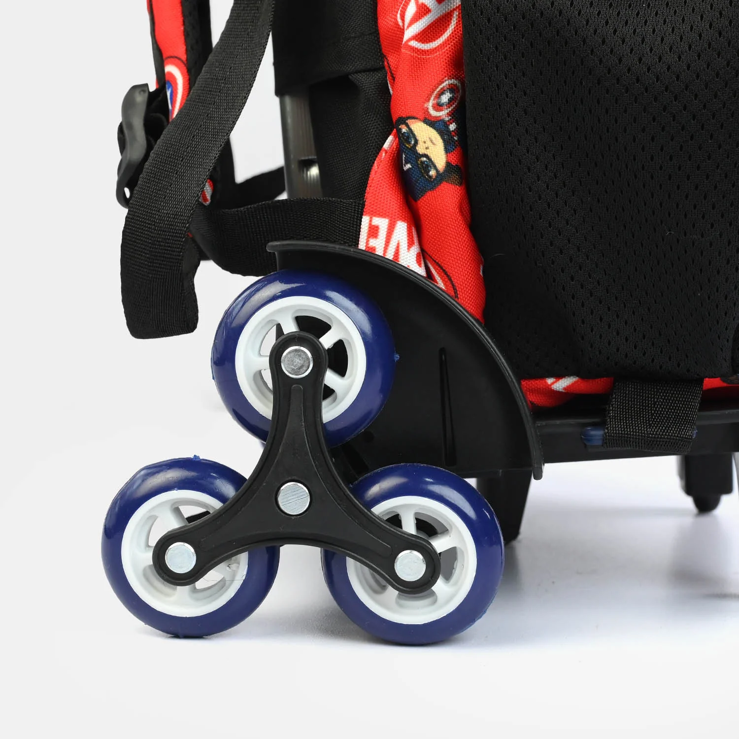 LEVUP 16" Embossed Shell Trolley Bag 3 Wheel for Kids | Grade 1-4 - Image 4