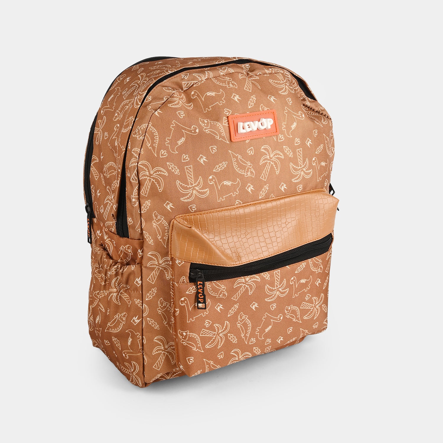LEVUP 15" Rexine Flap Backpack for Kids | Grade KG - Image 3