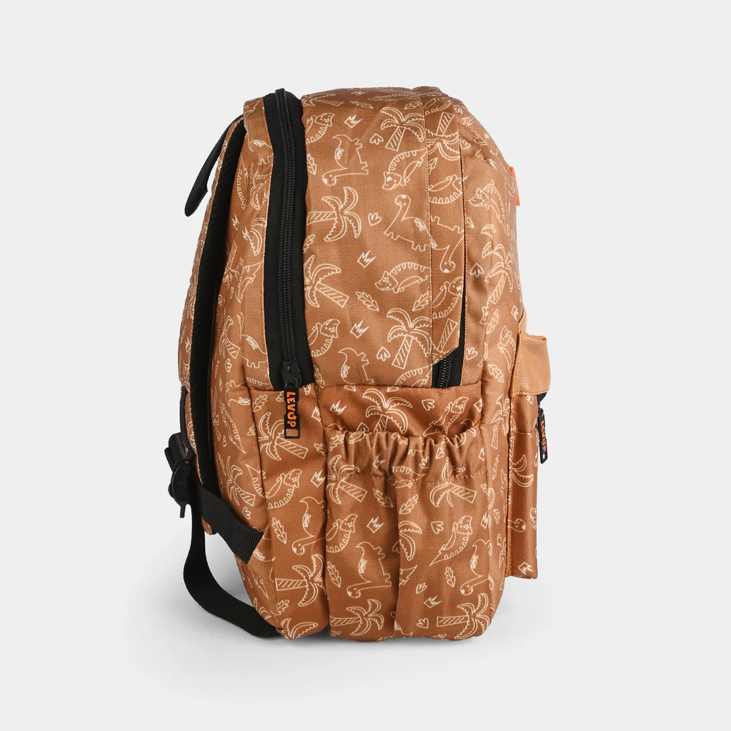 LEVUP 15" Rexine Flap Backpack for Kids | Grade KG - Image 5