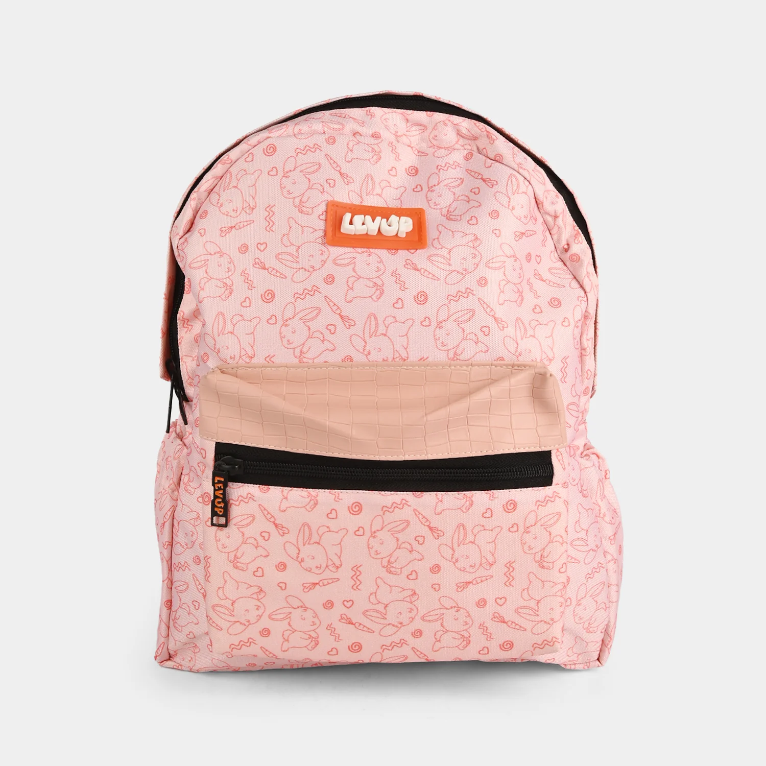 LEVUP 15" Rexine Flap Backpack for Kids | Grade KG - Image 4