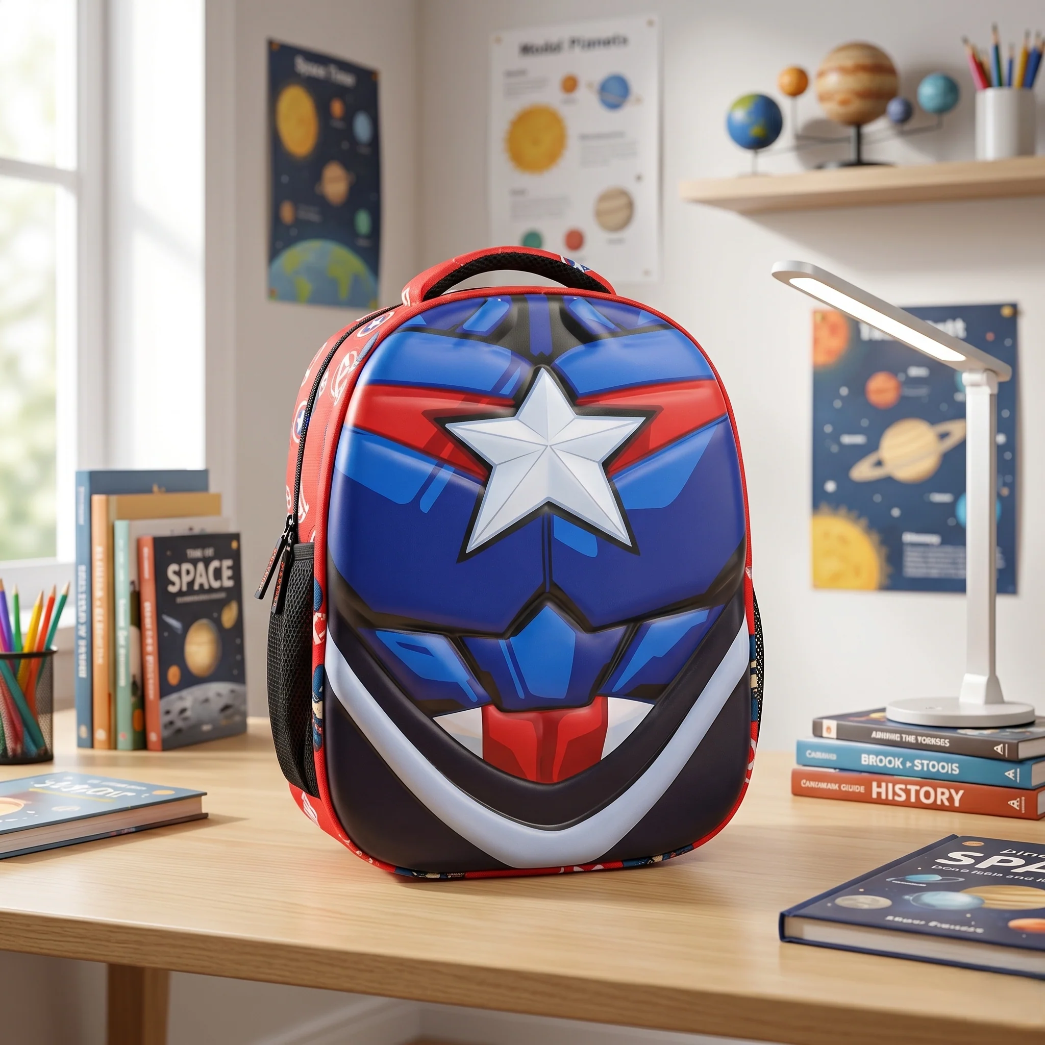 LEVUP 13" 3D Embossed School Bag for Kids | Nursery