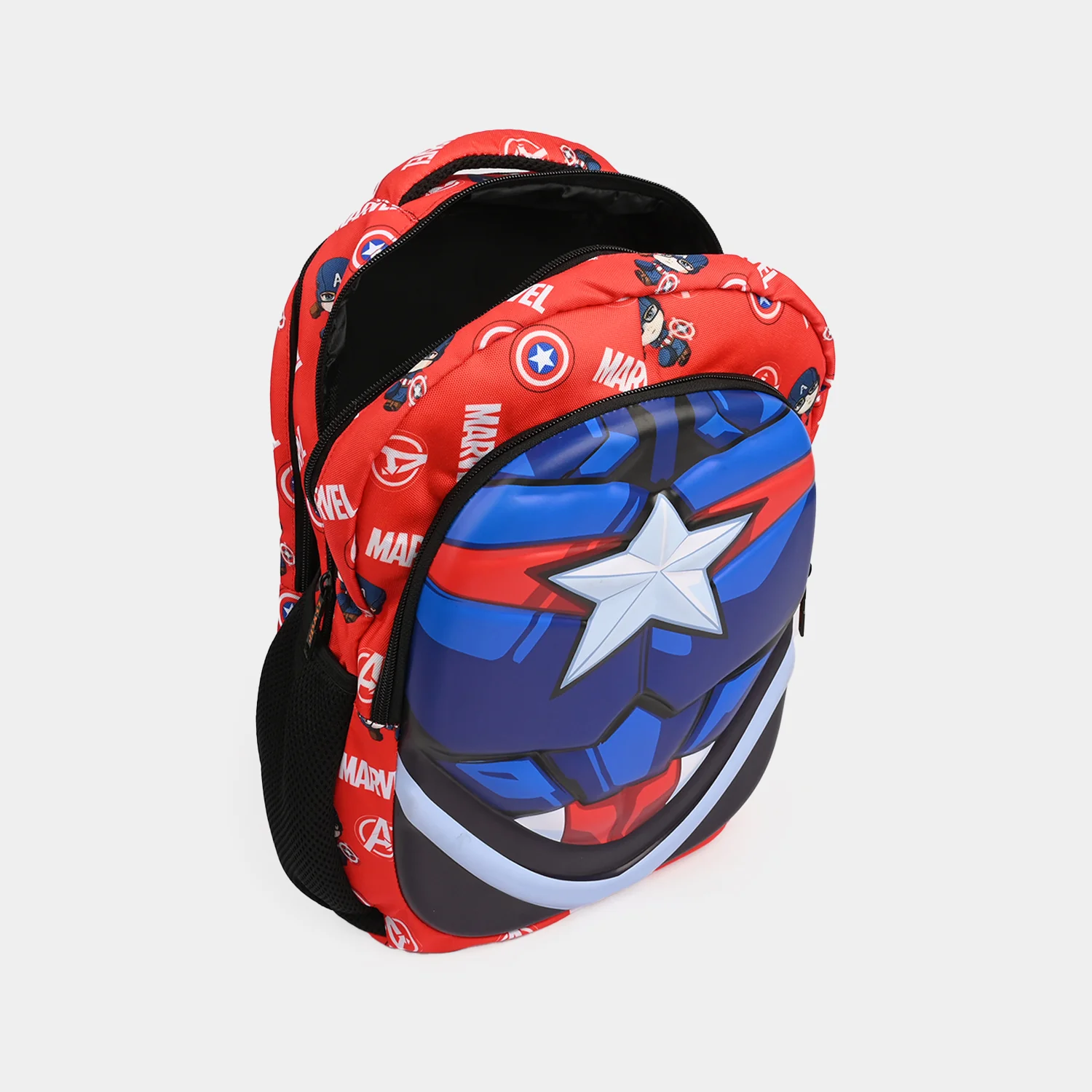 LEVUP 16" 3D Embossed Backpack for Boys | Grade 1-4 - Image 4
