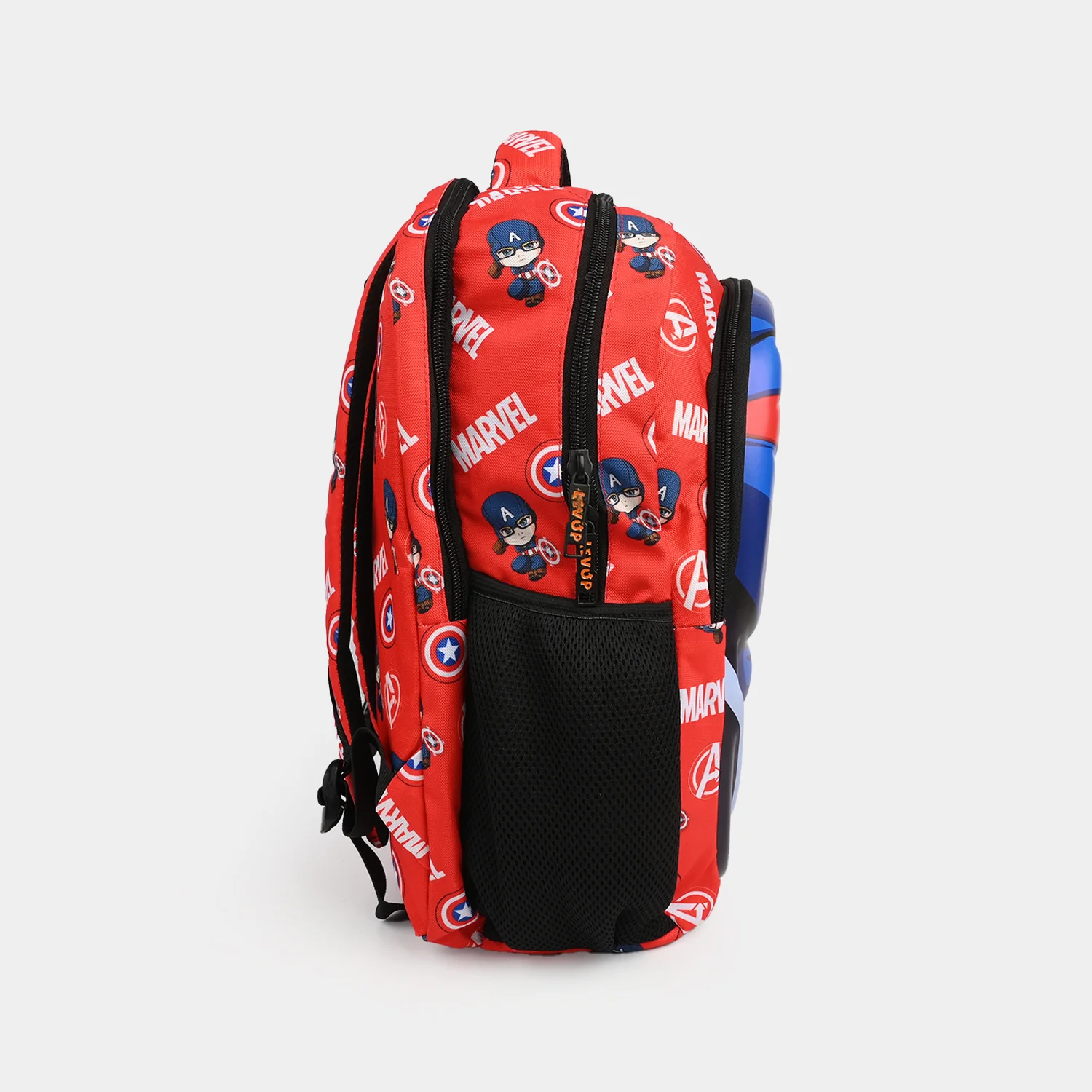 LEVUP 16" 3D Embossed Backpack for Boys | Grade 1-4 - Image 5