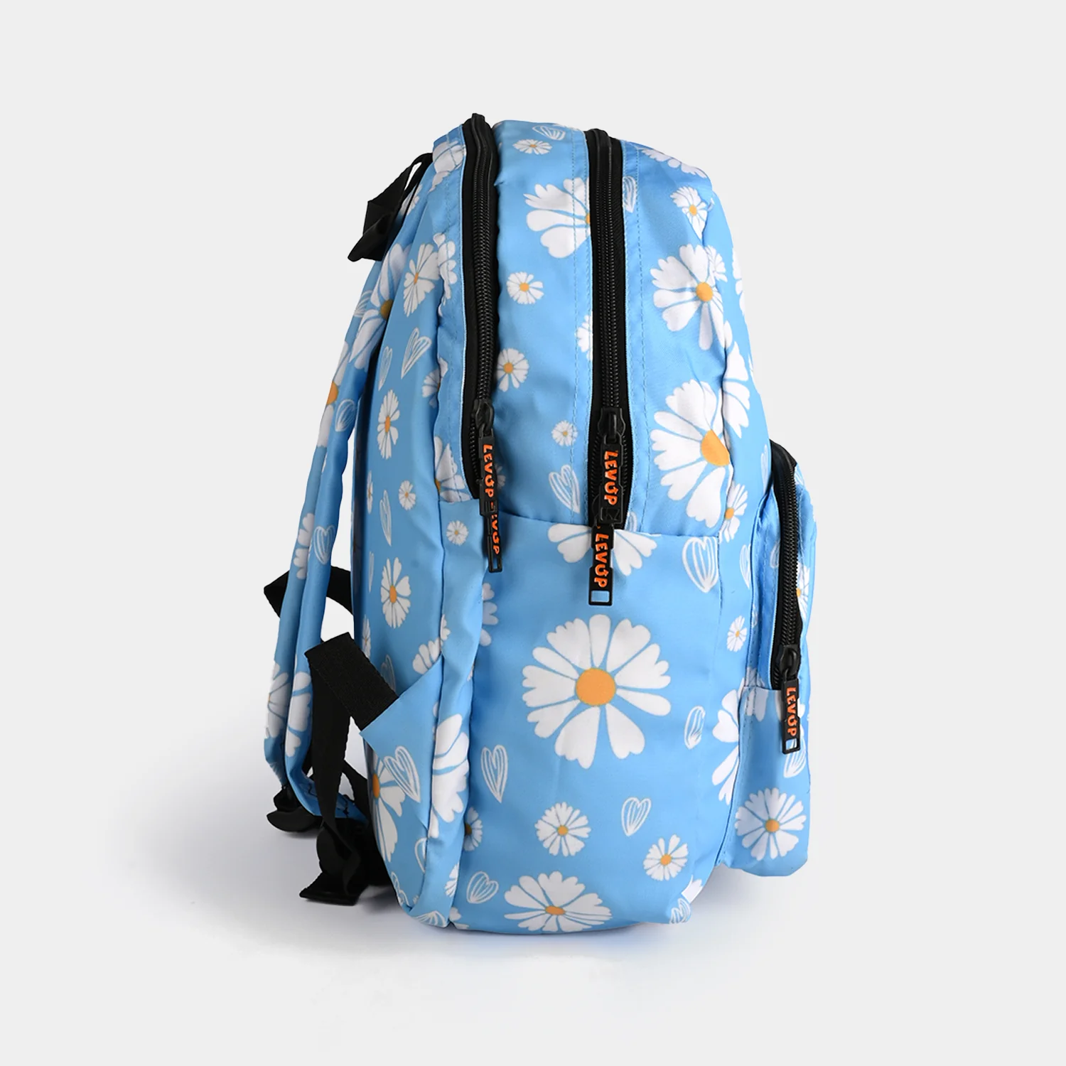 LEVUP 15" Floral School Backpack for Girls | Grade KG - Image 4