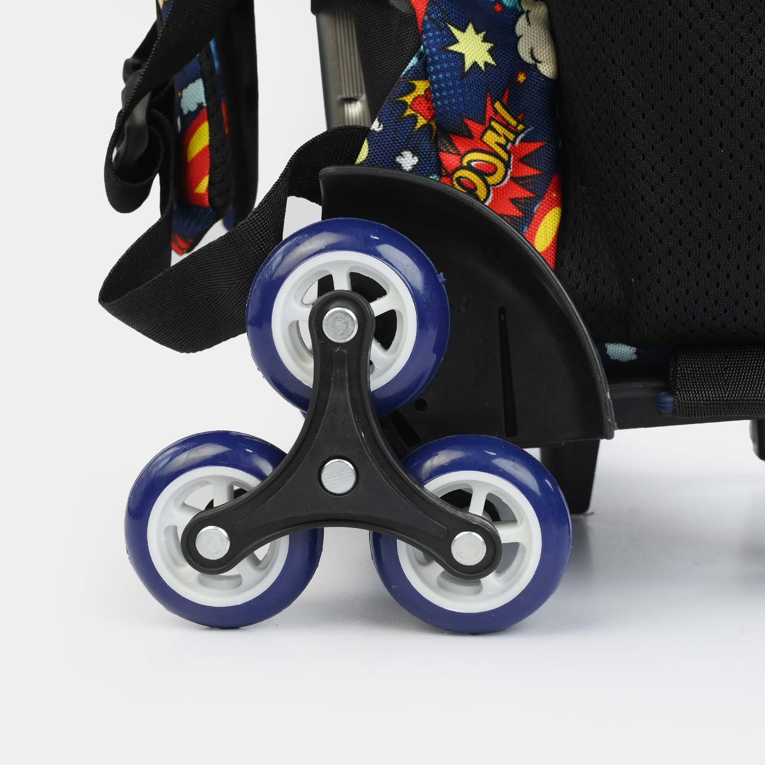 LEVUP 16" Embossed Shell Trolley Bag 3 Wheel | Grade 1-4 - Image 4