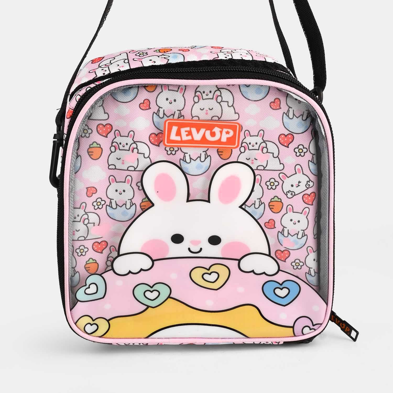 LEVUP Lunch Bag Pink Bunny - Image 2