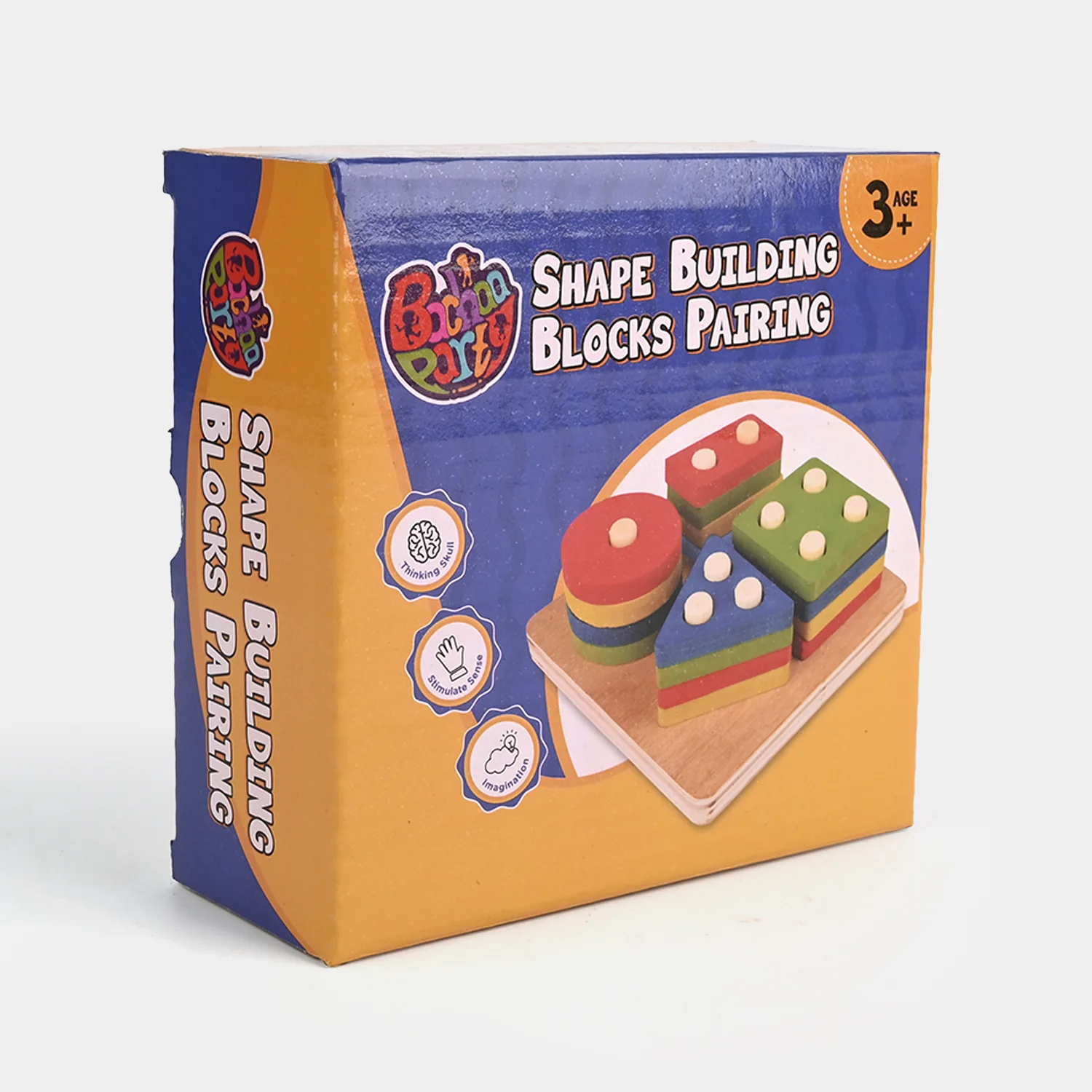 Multi Shape Building Blocks Wooden Toy - Image 3