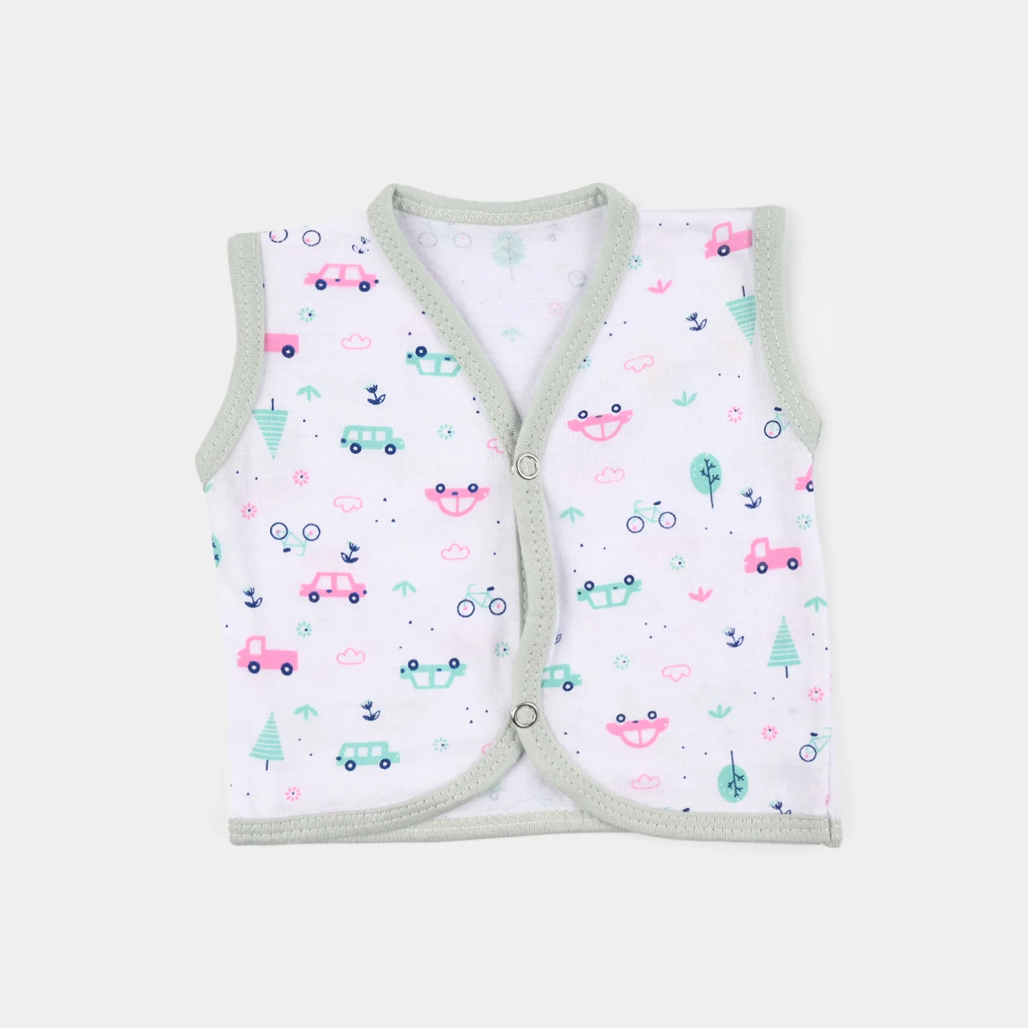 Unisex Cotton Sando Vest White - Image 4