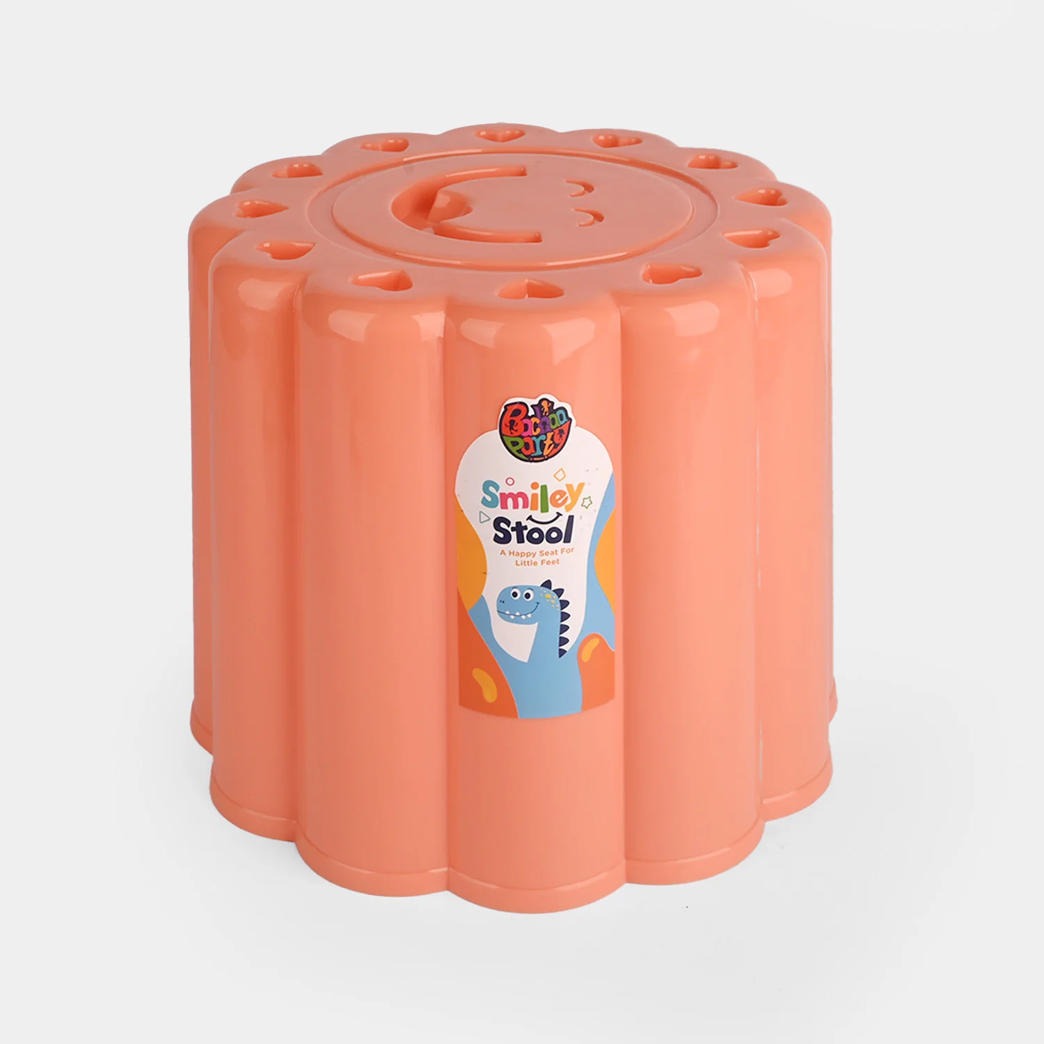 Smiley Stool Peach - Image 2