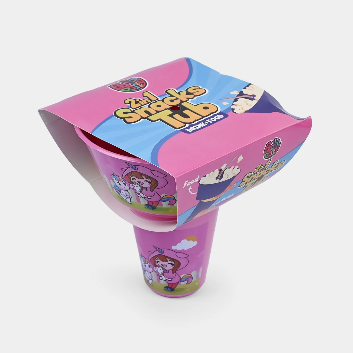 Snack Tub With Straw Cup - Image 3