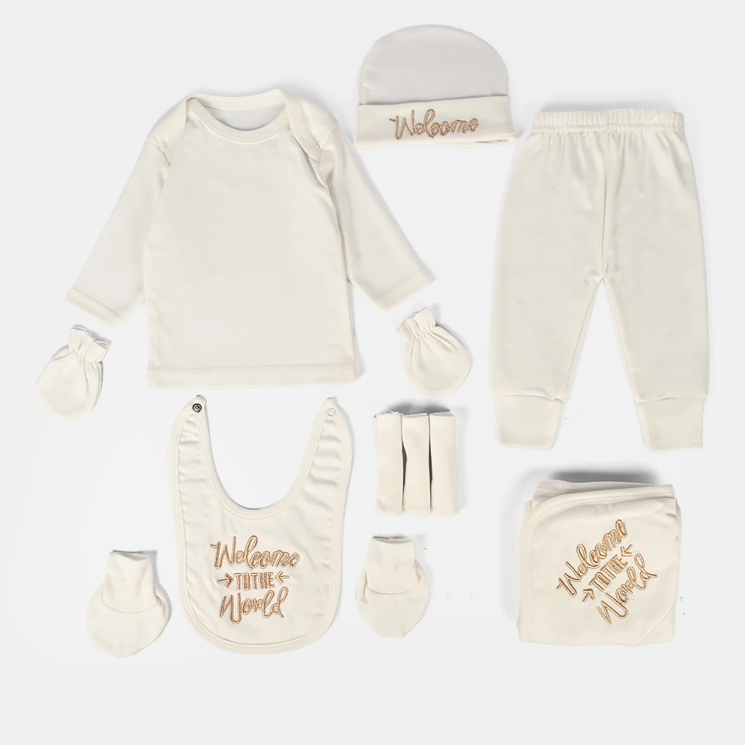 Baby Starter Set 10 Pcs Welcome Golden