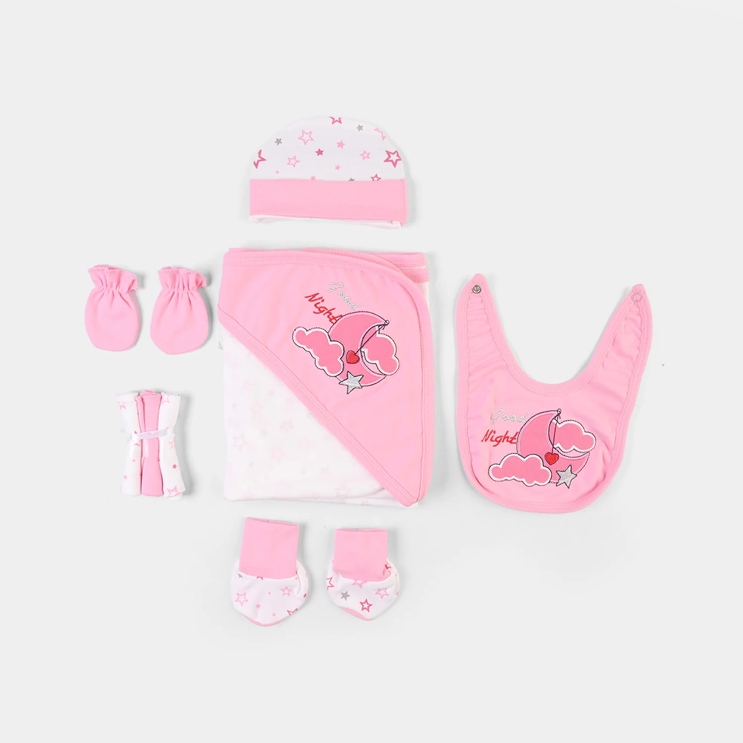 Infant Starter Set 11Pcs Light Pink - Image 3