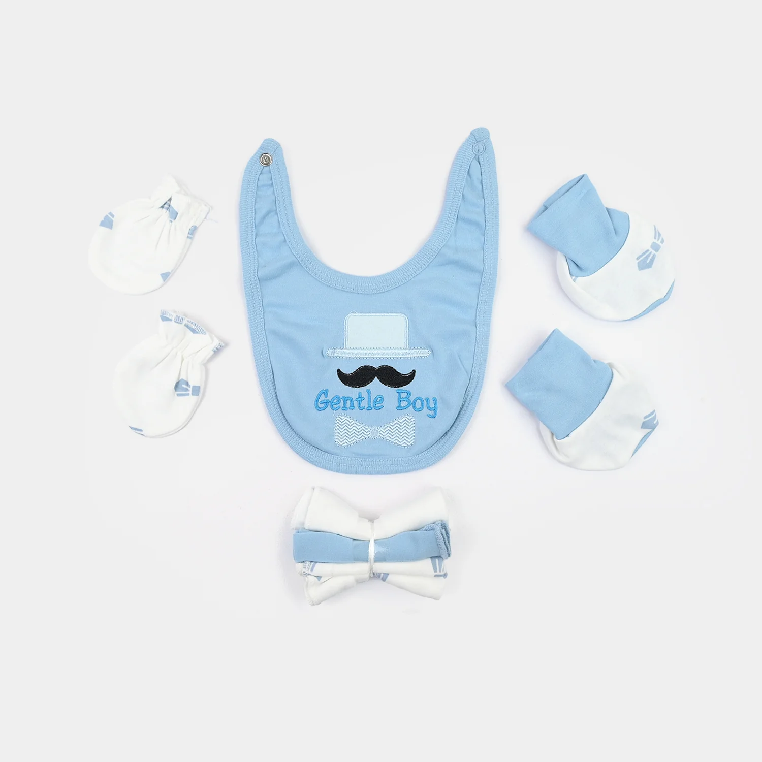 Infant Starter Set 11Pcs Bow Powder | Blue - Image 4