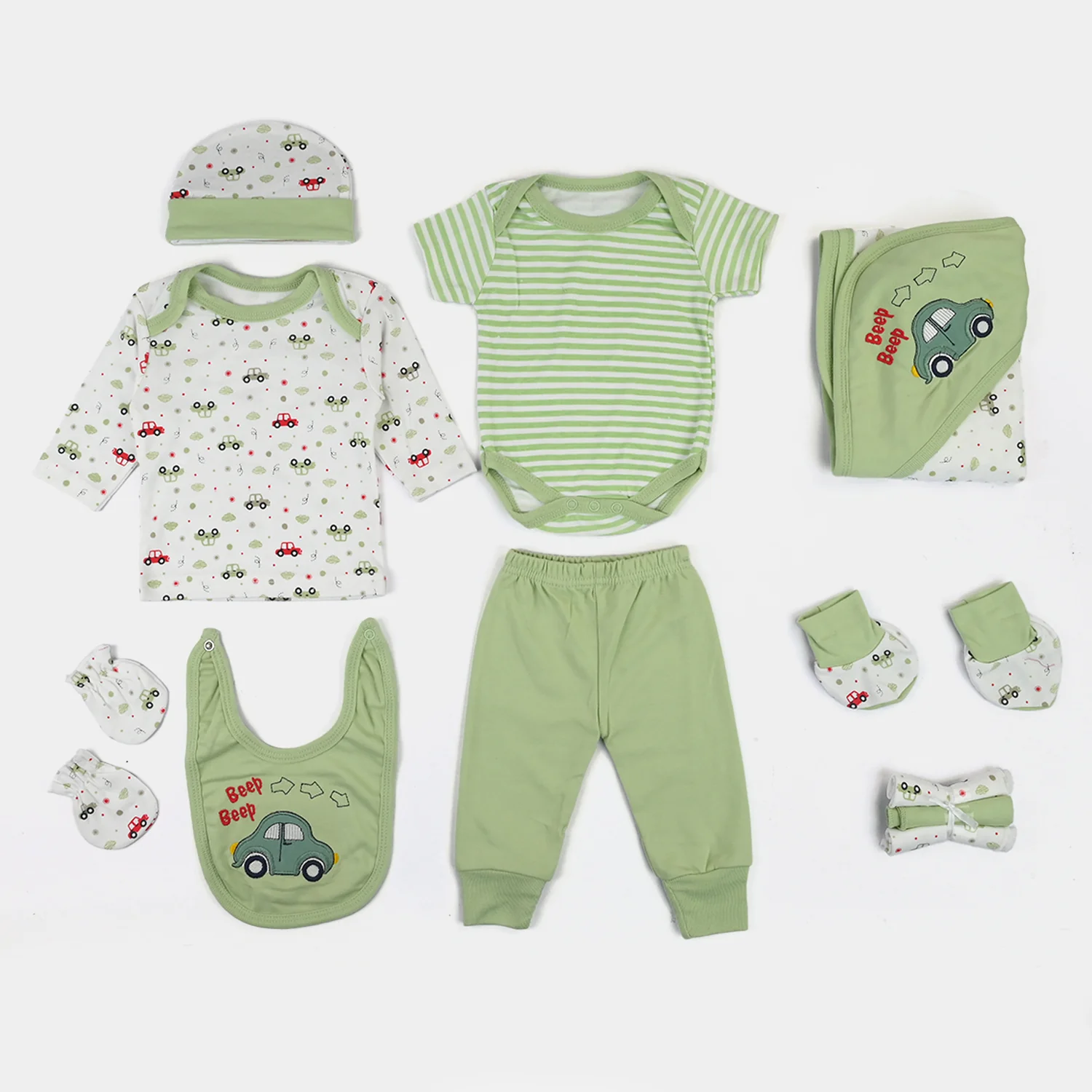 Infant Starter Set 11Pcs Car Misty Jade